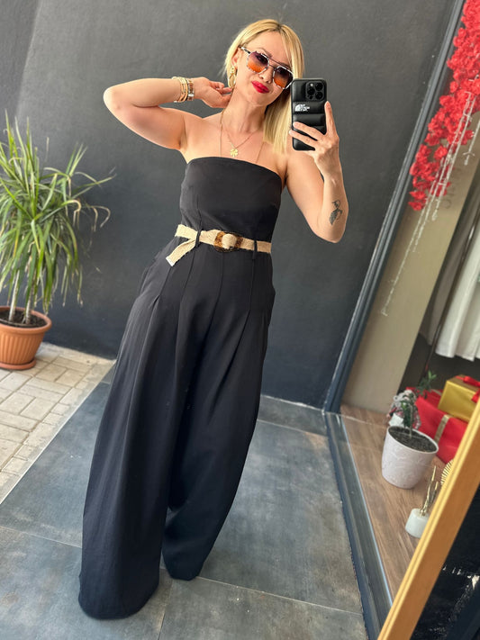 Arjantin Siyah Keten Tulum