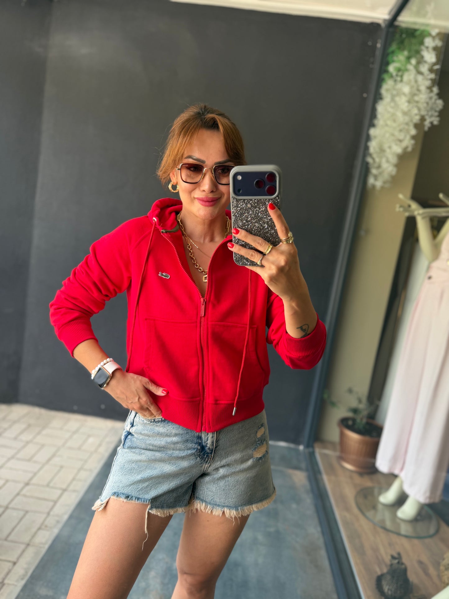 Rovika Kırmızı Sweatshirt