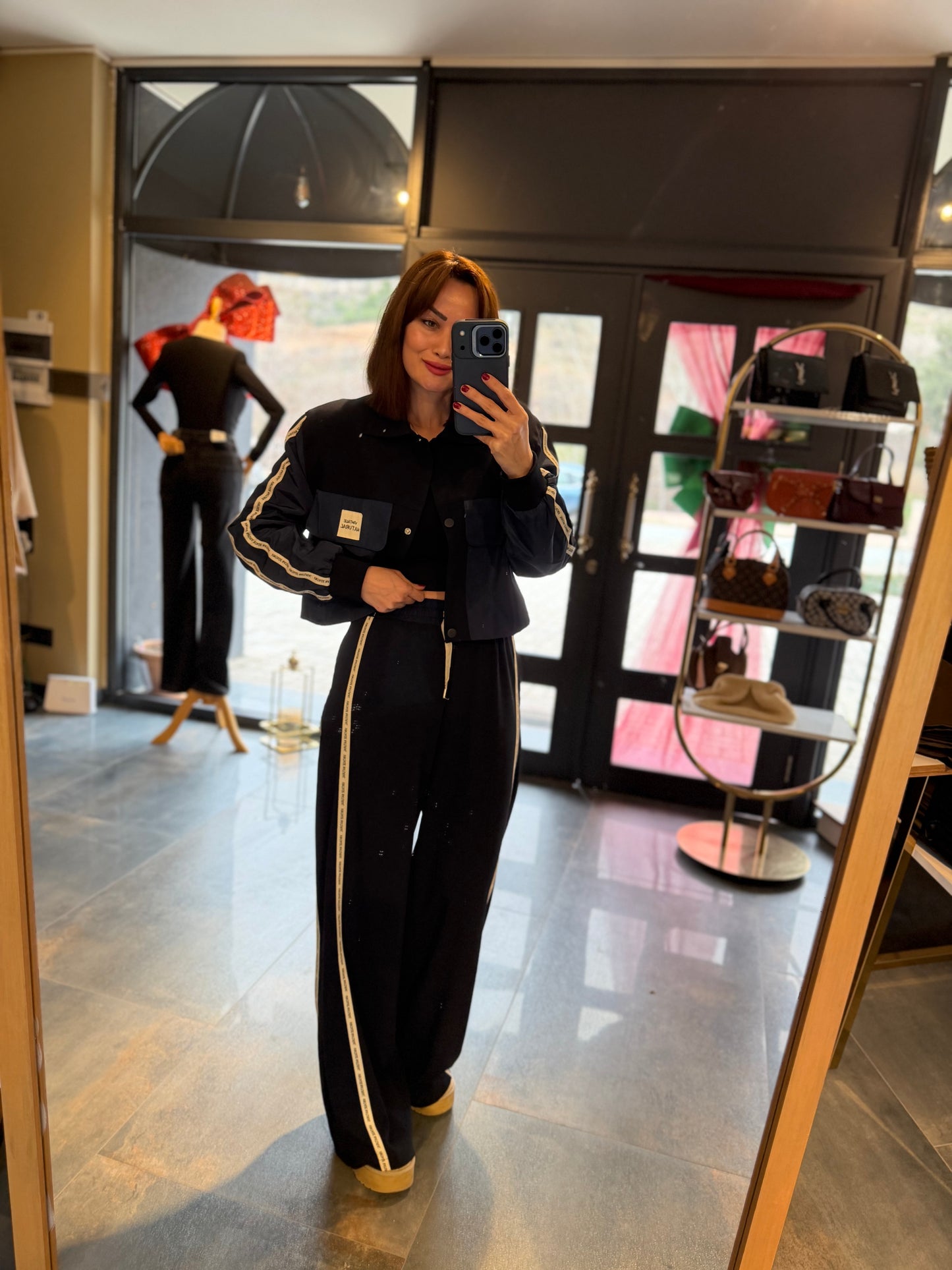 Celimax Lacivert Palazzo Takım