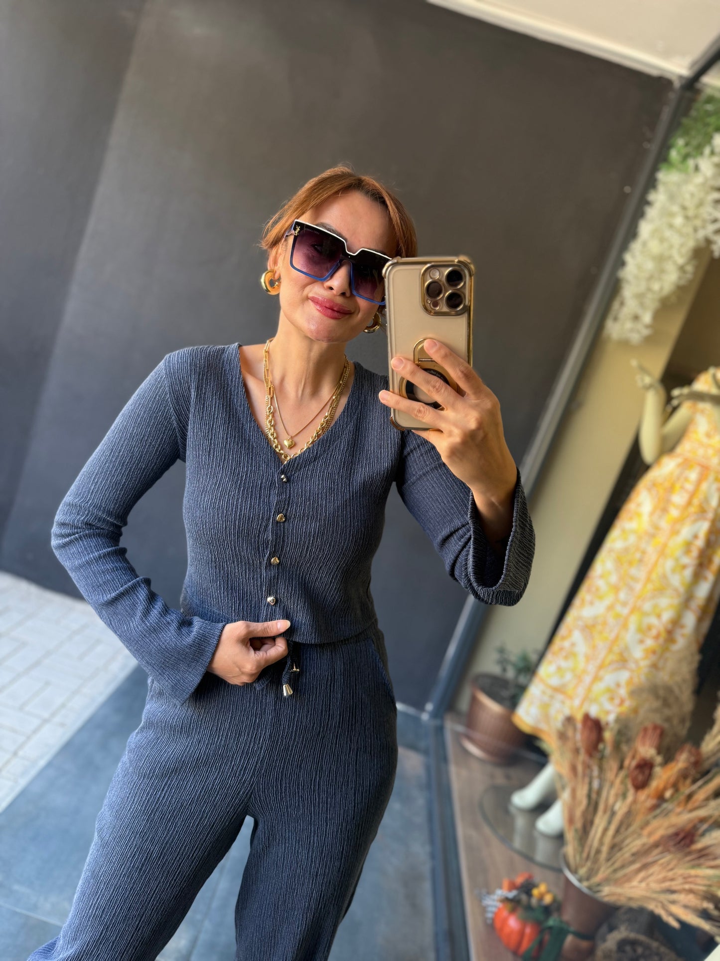 Gynamic Elit Örme İndigo Takım