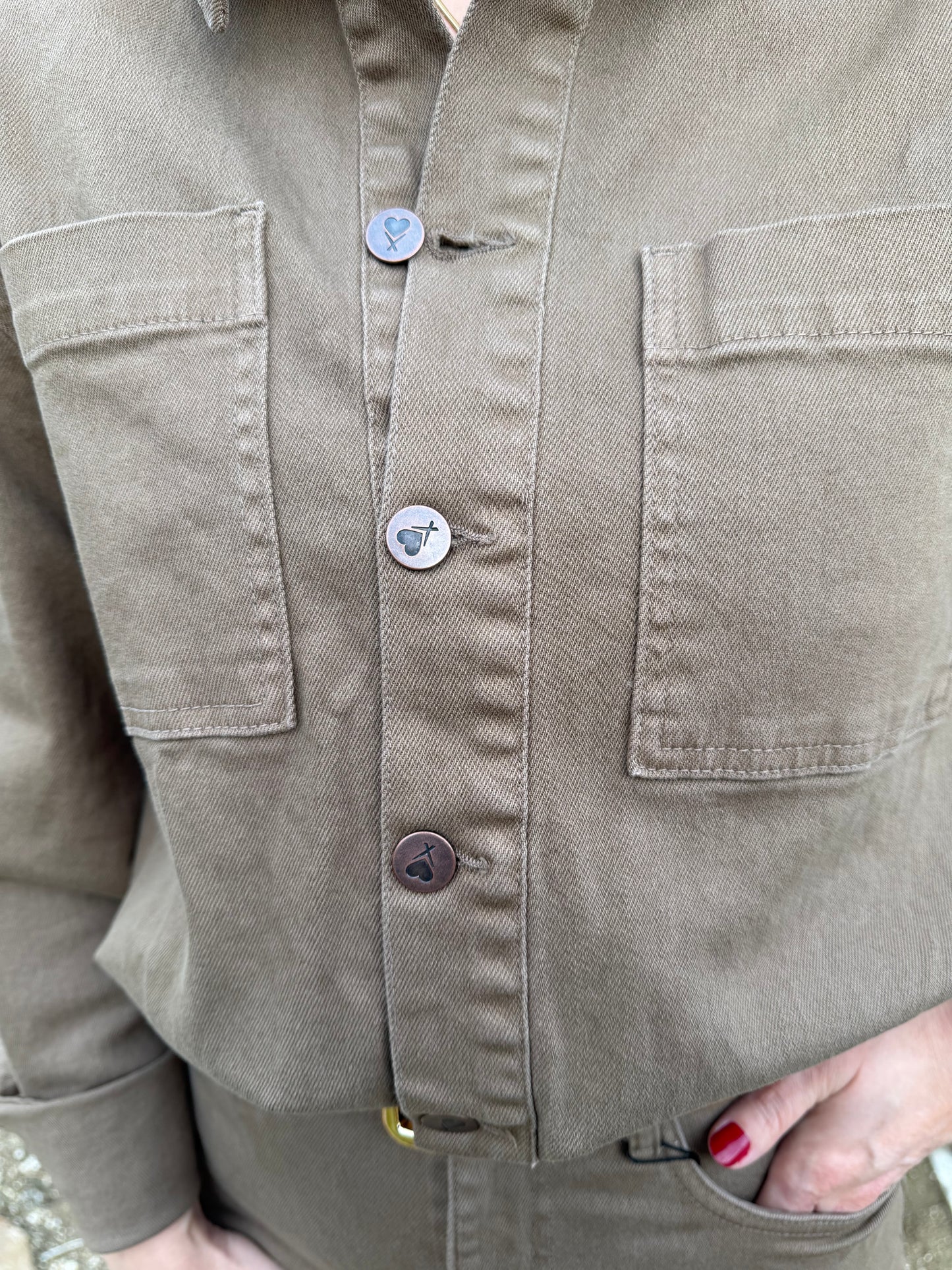 Xlove Nohut Rengi Toparlayıcı Jean Elbise