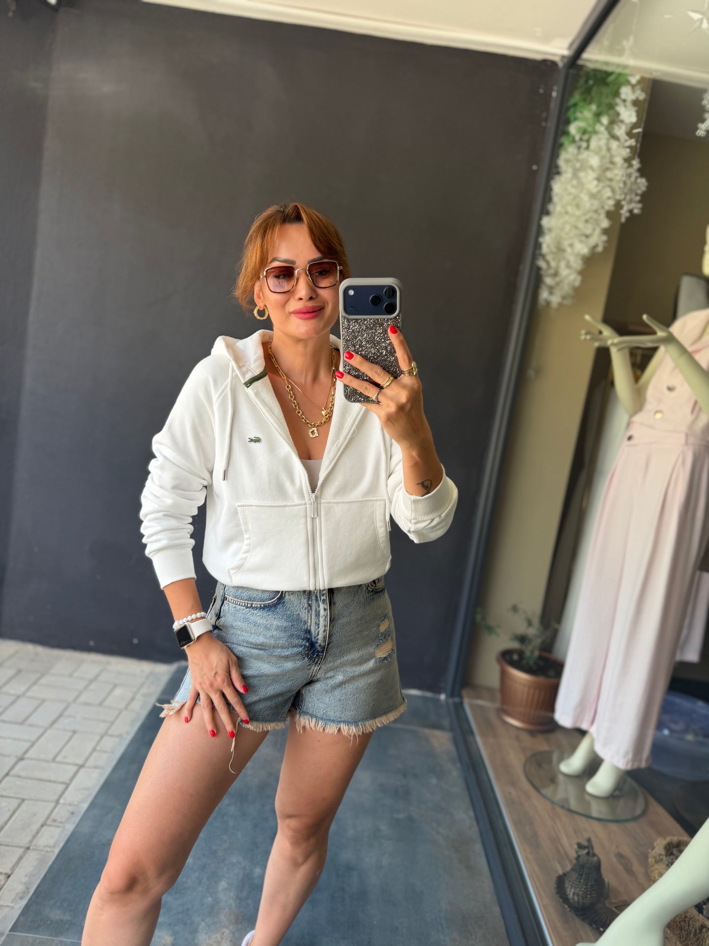 Rovika Beyaz Sweatshirt