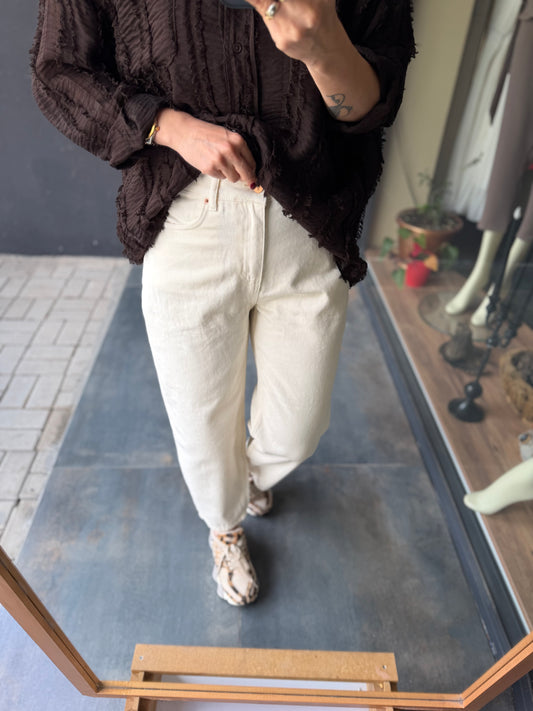 Xlove Bej Baggy Pantolon