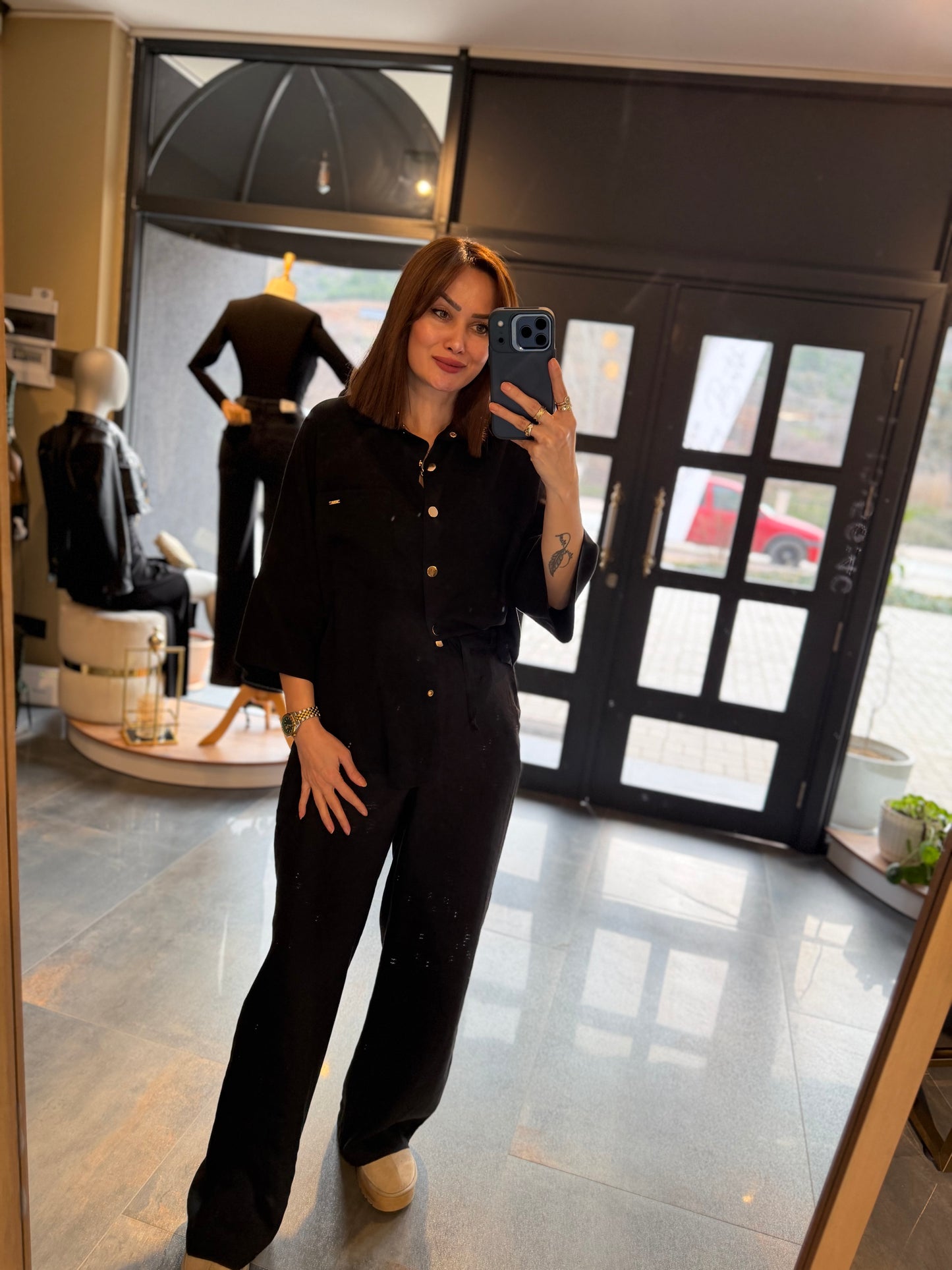 Sensitive Siyah Tensel Takım