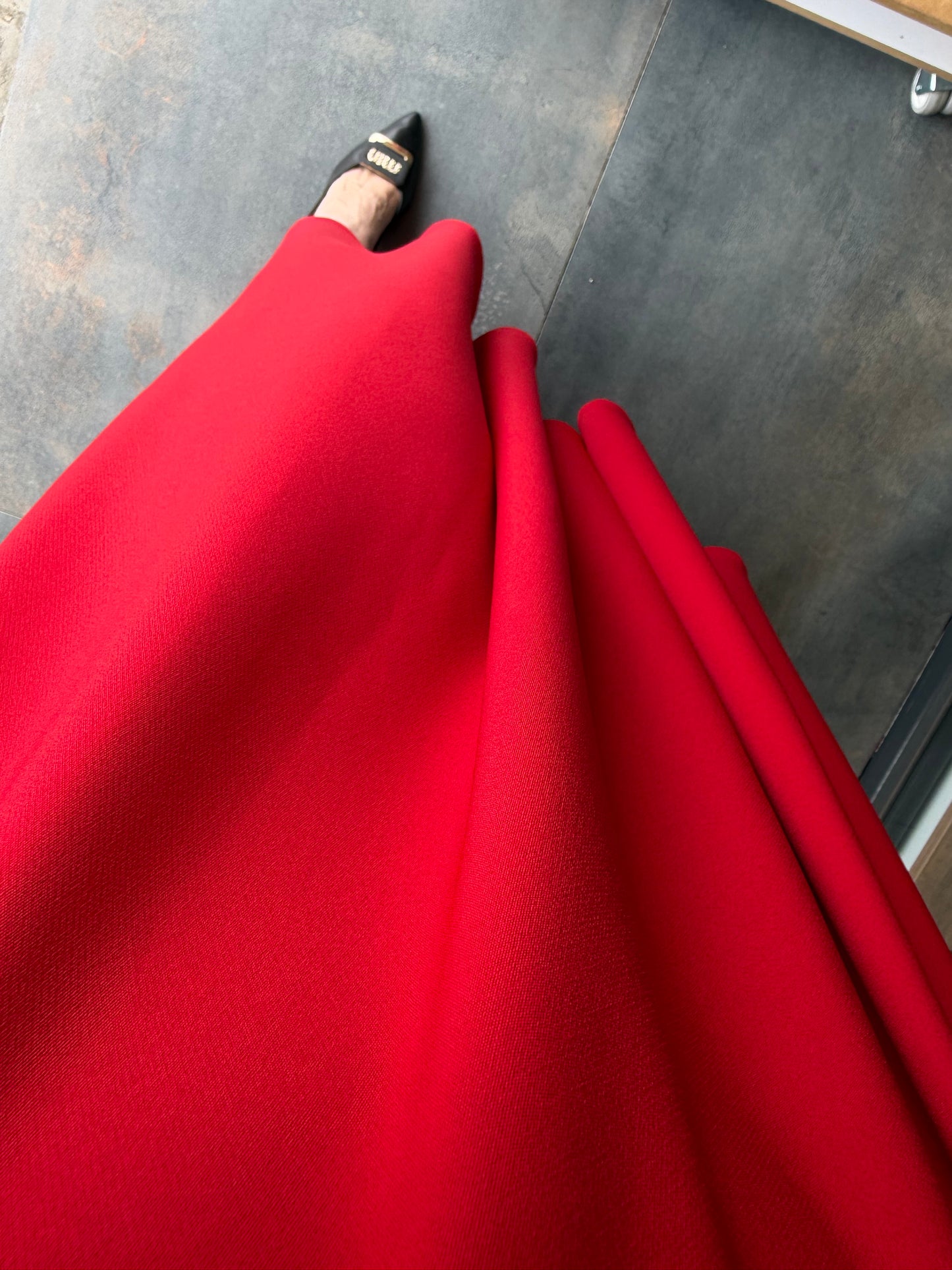 Mathilda Kırmızı Midi Elbise