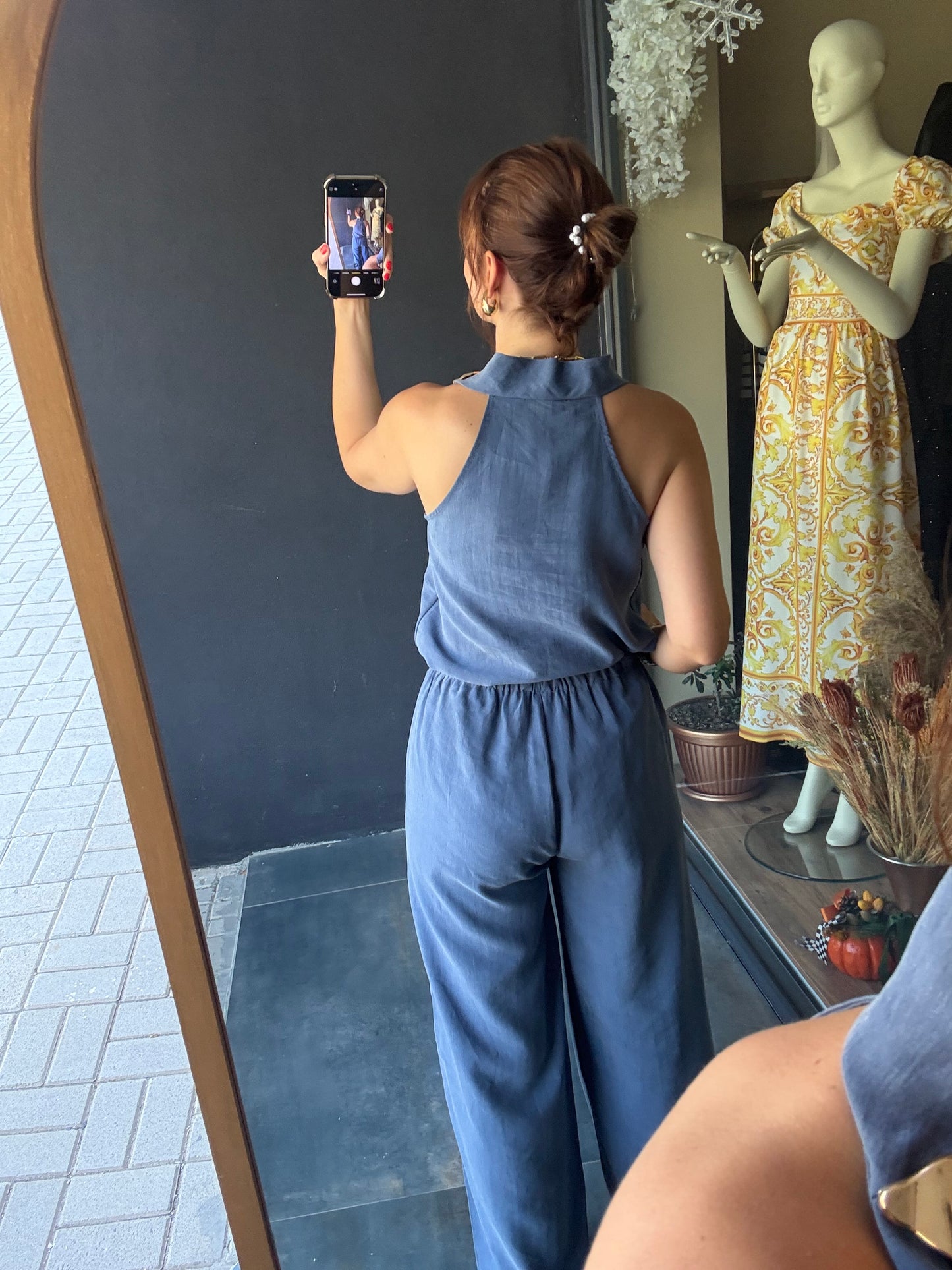 Agatha Mavi Tensel Takım