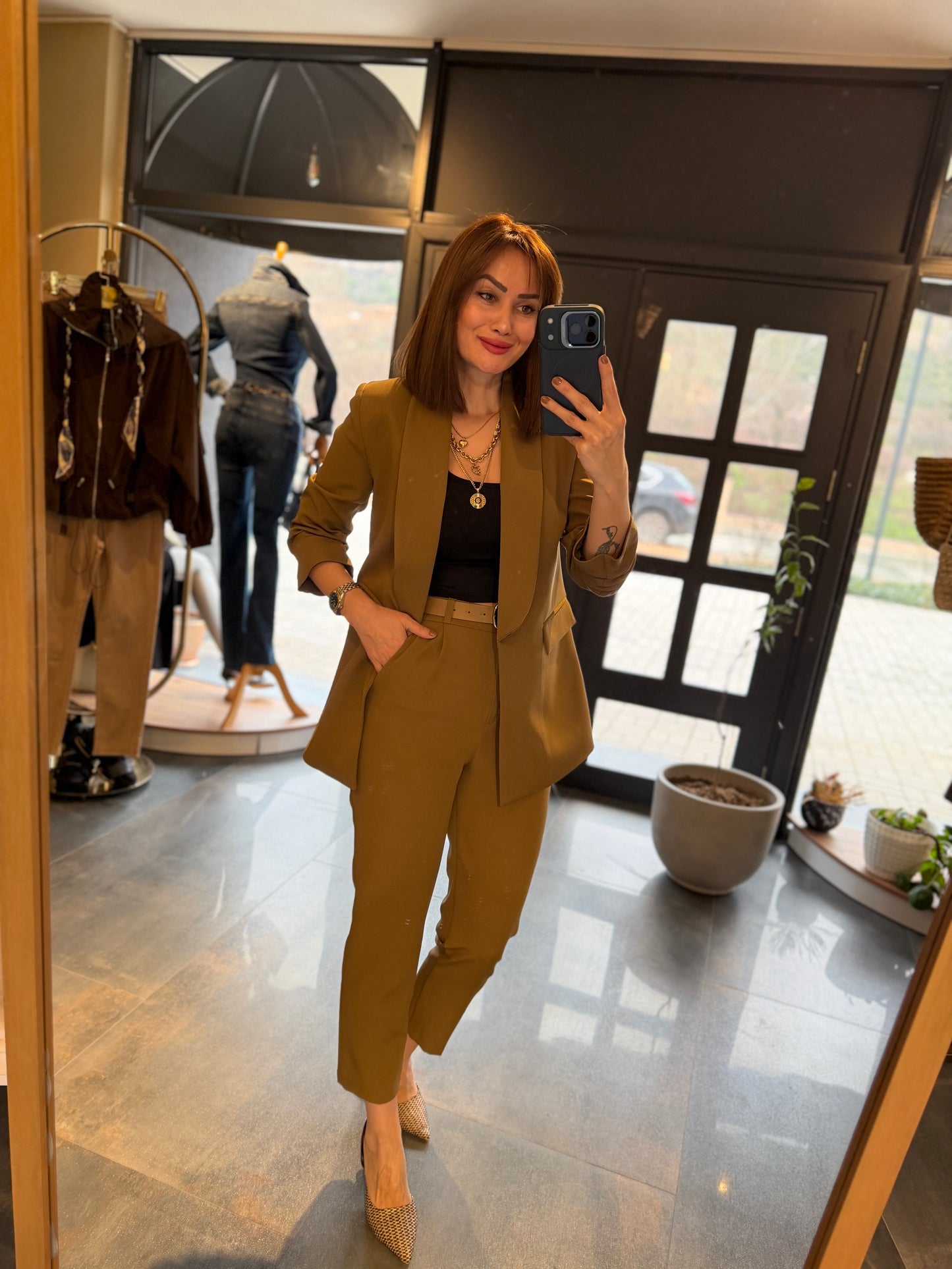 Maroje Zeytin Yeşili Ceket & Pantolon Takım