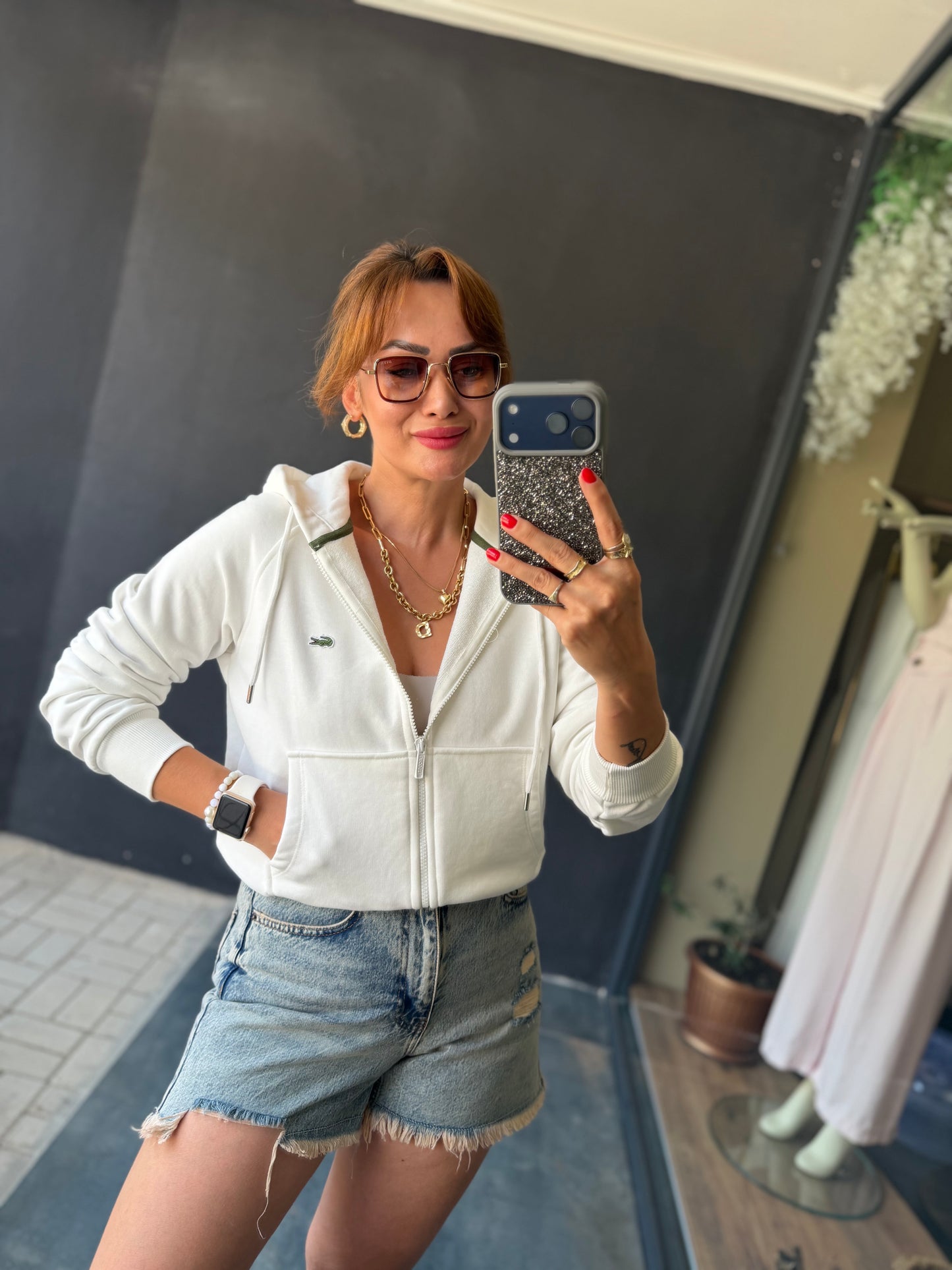Rovika Beyaz Sweatshirt