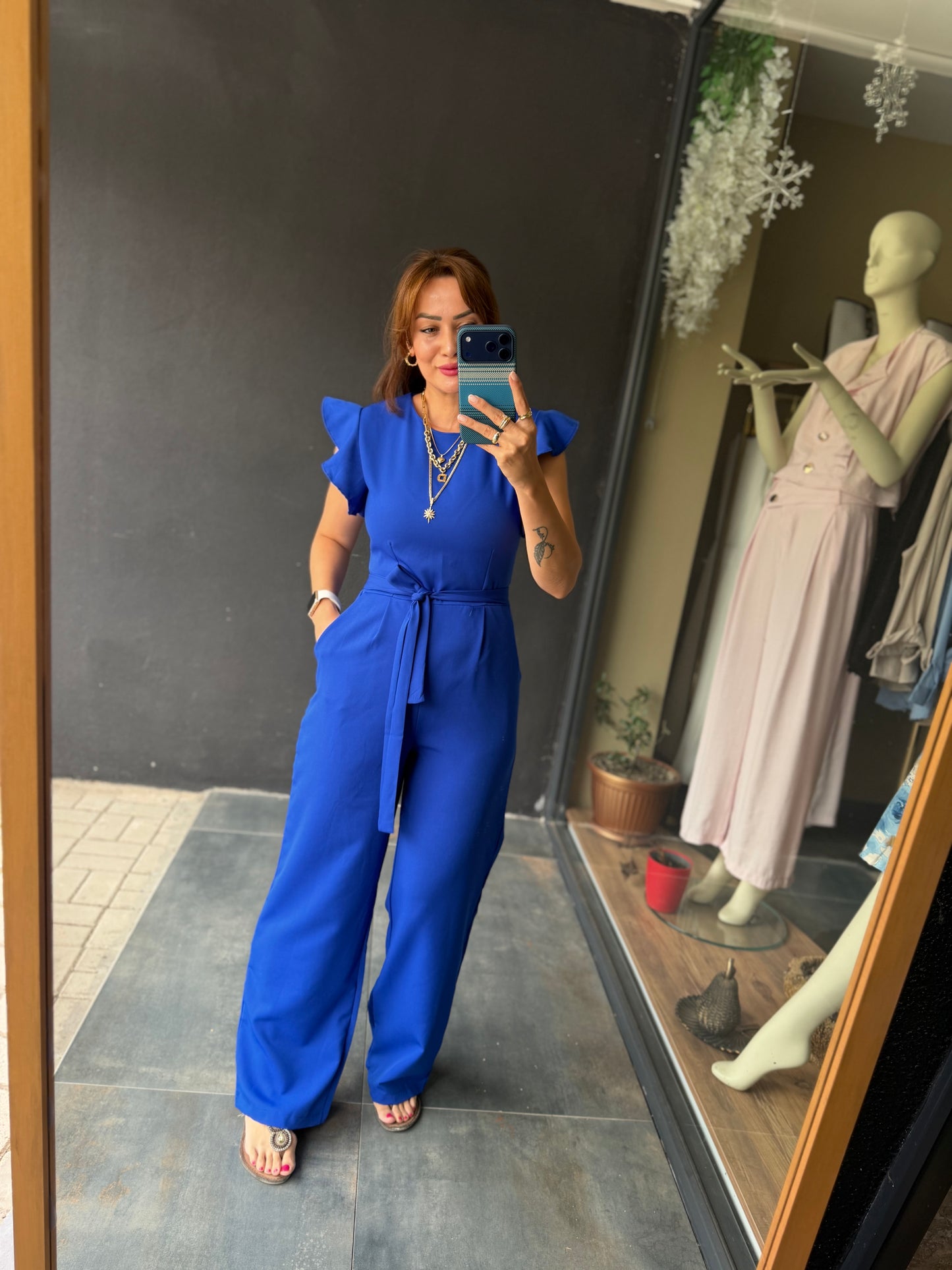 Monroe Saks Mavi Premium Tulum ⭐️