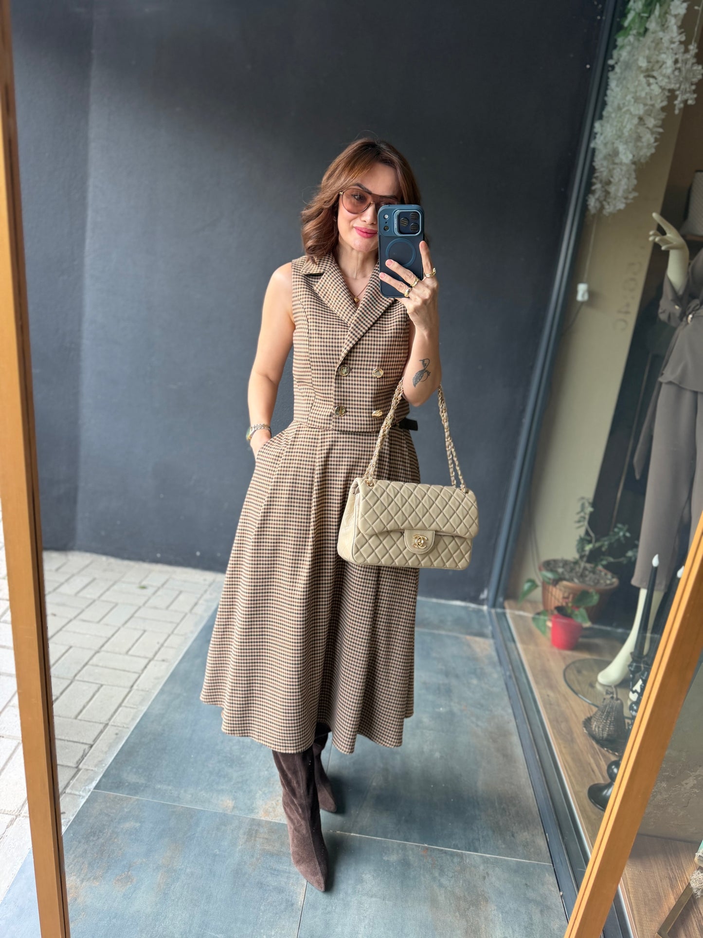 Harpu Tuvid Etek & Yelek Takım