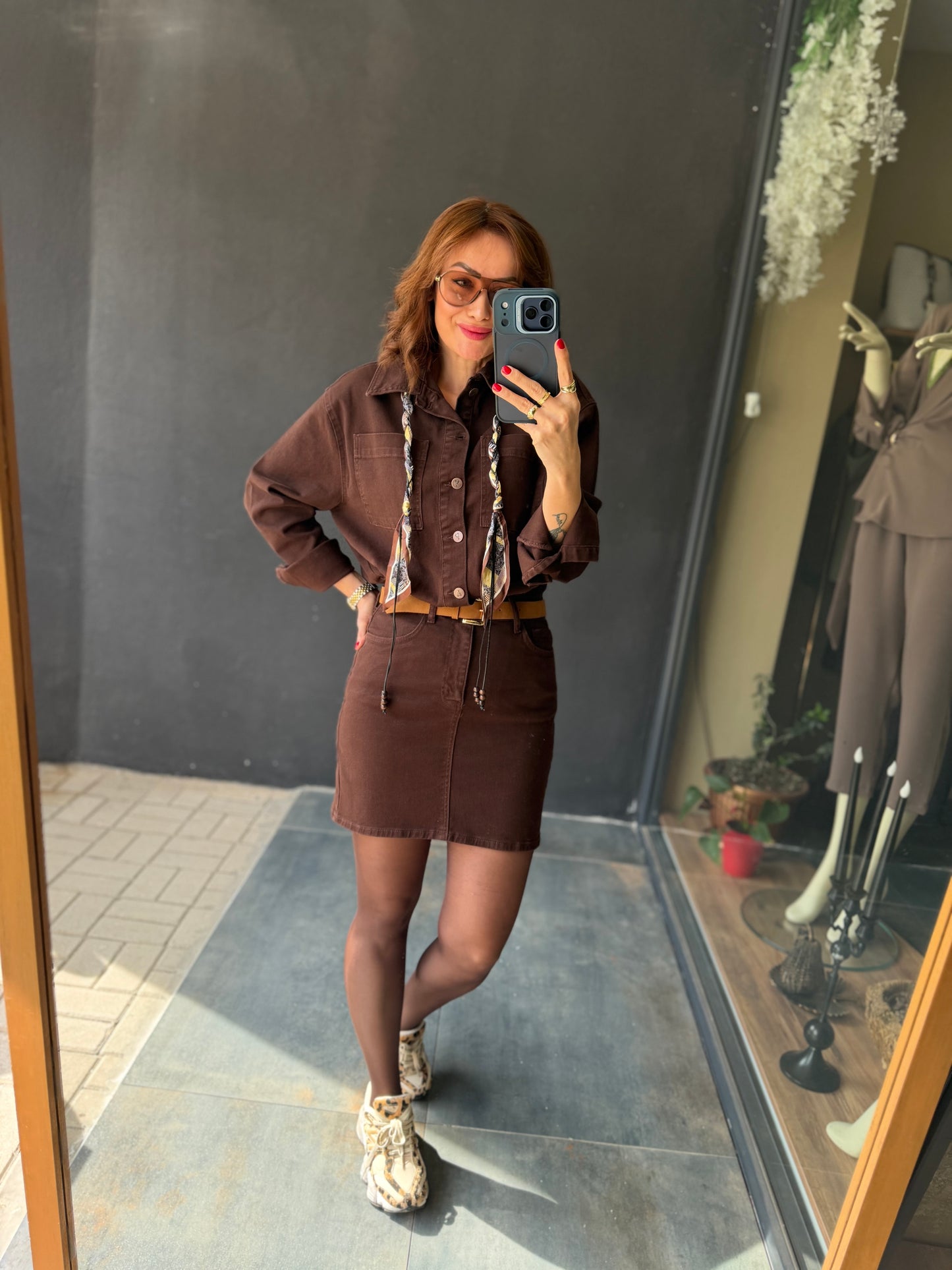 Xlove Premium Kahve Elbise