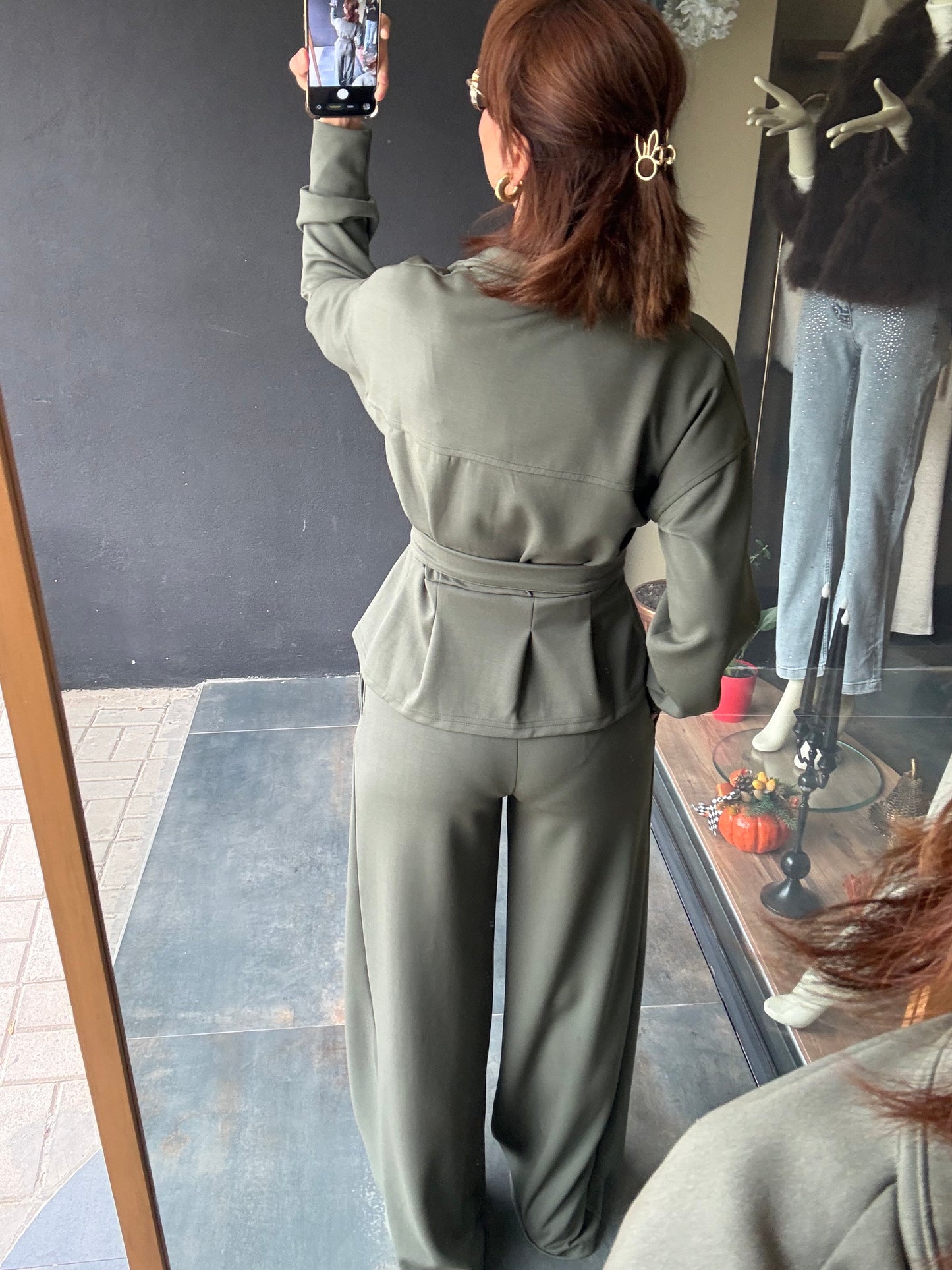 Semy Haki Kemerli Modal Takım