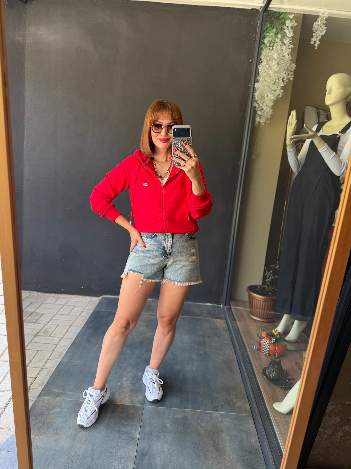 Rovika Kırmızı Sweatshirt