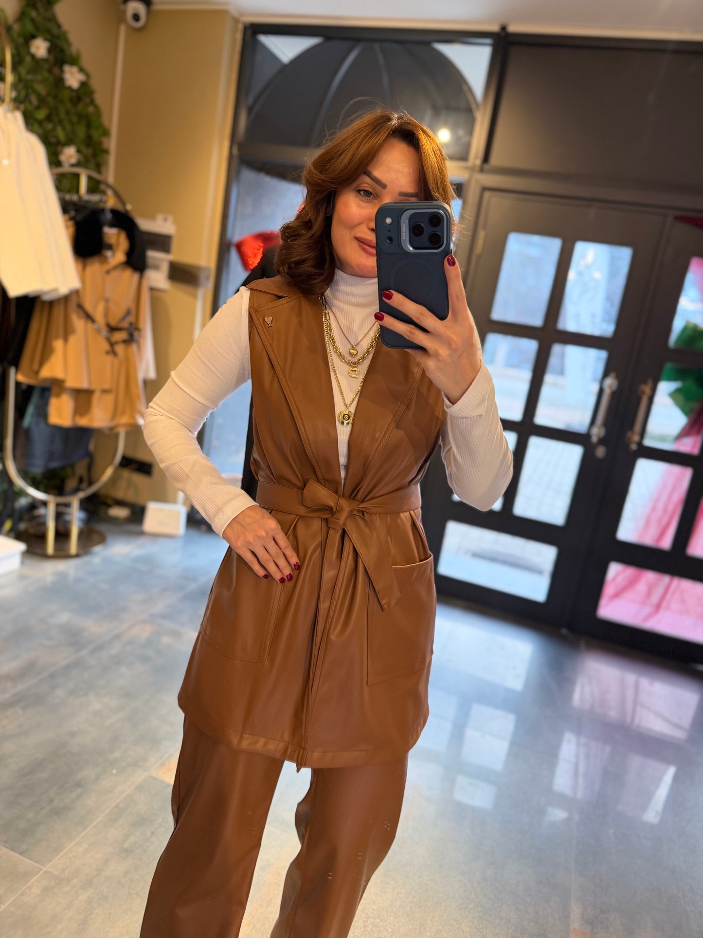 Majesty Kahve Deri Takım