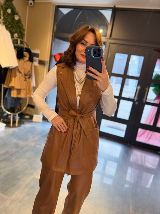 Majesty Kahve Deri Takım