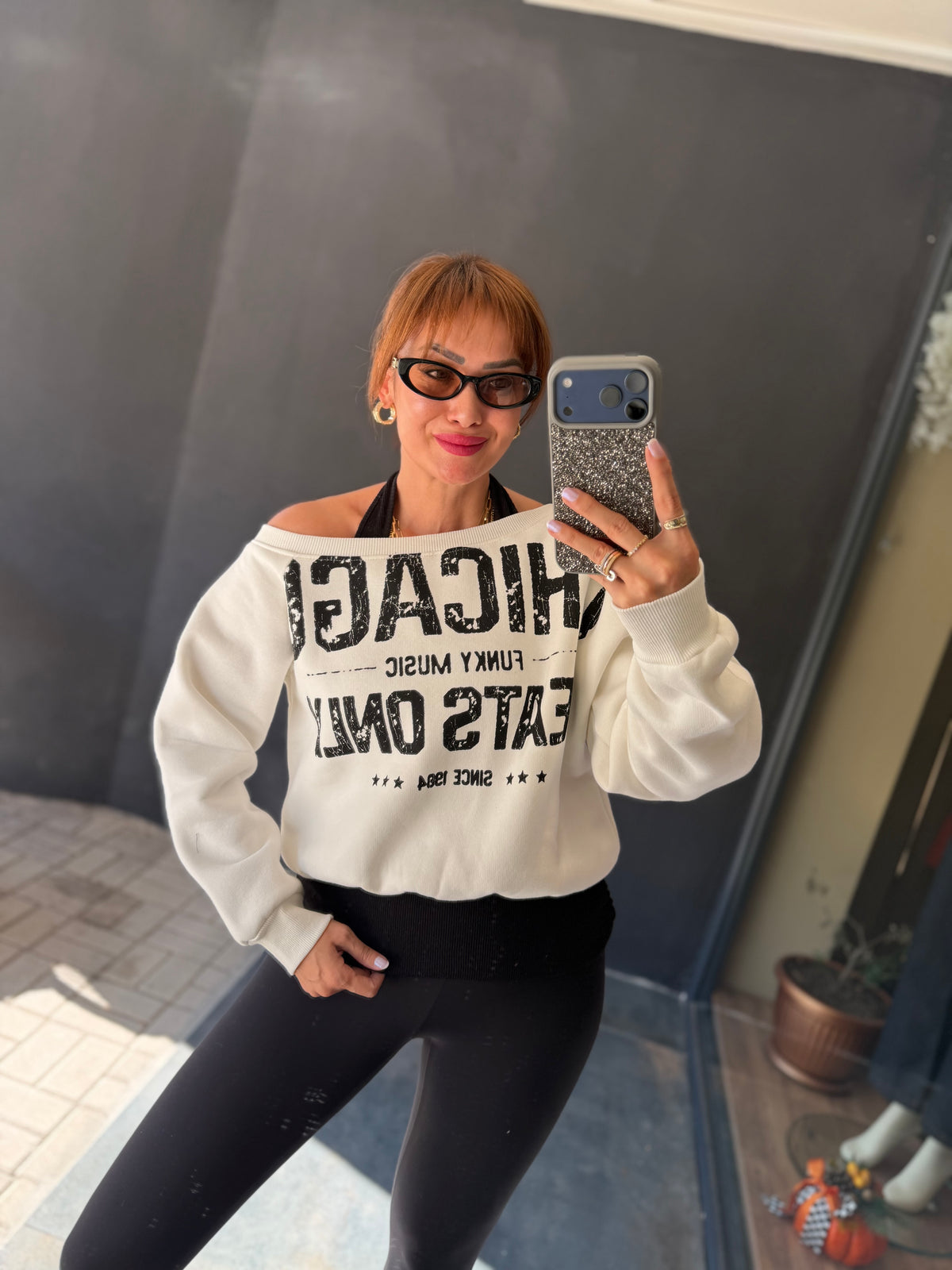 Chicago Beyaz Sweatshirt