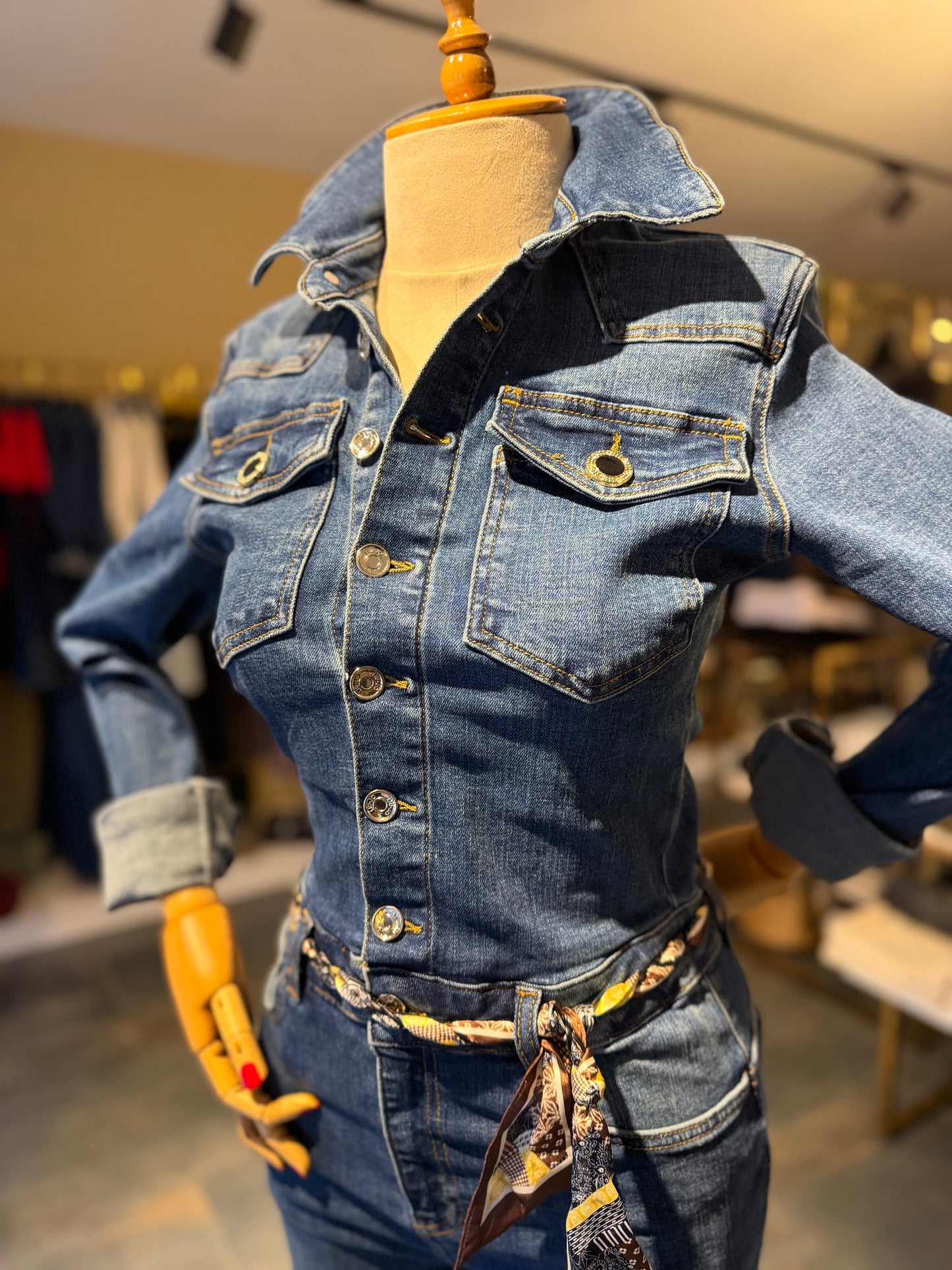 Lıuprime Likralı Jean Tulum