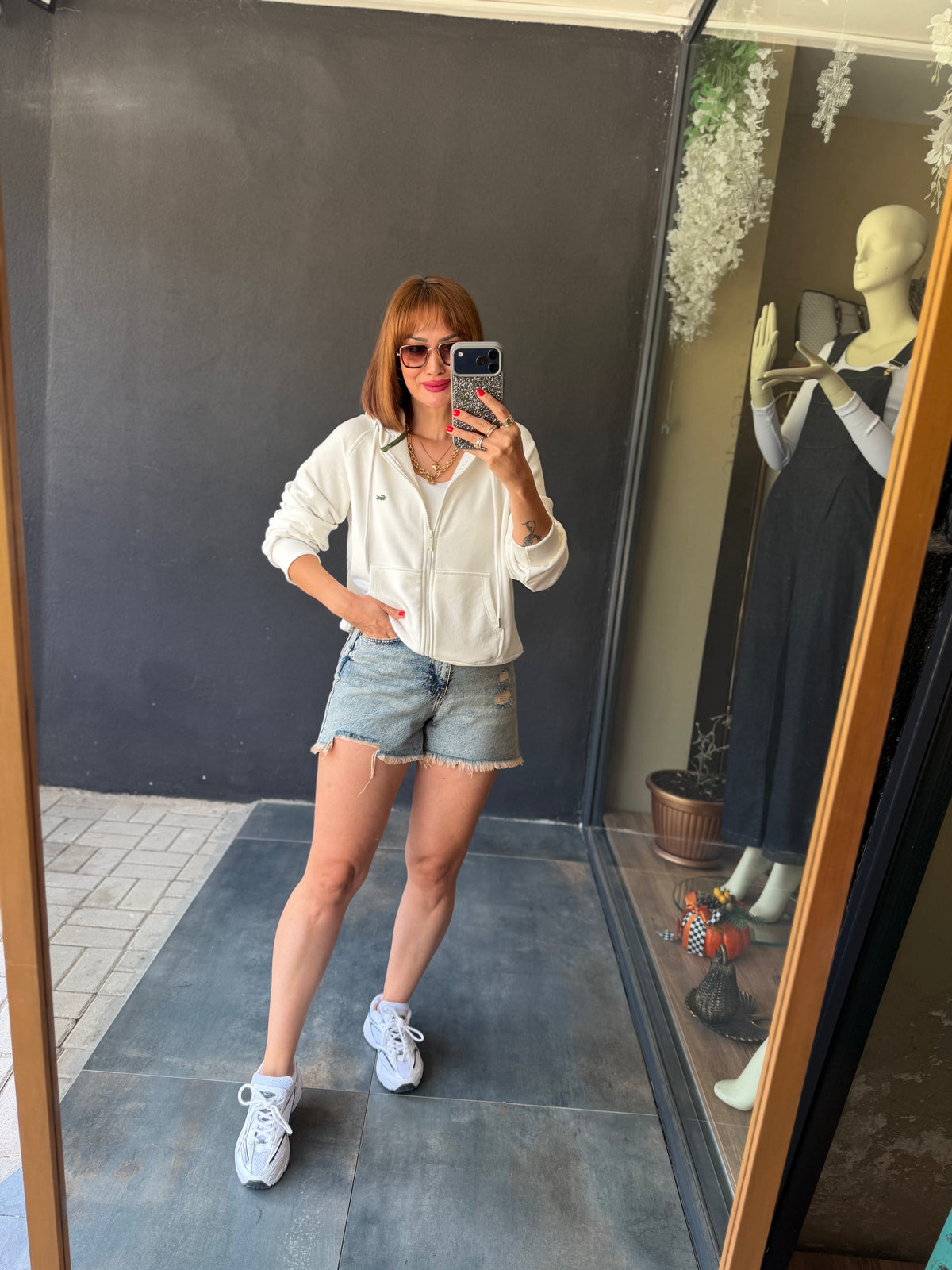 Rovika Beyaz Sweatshirt