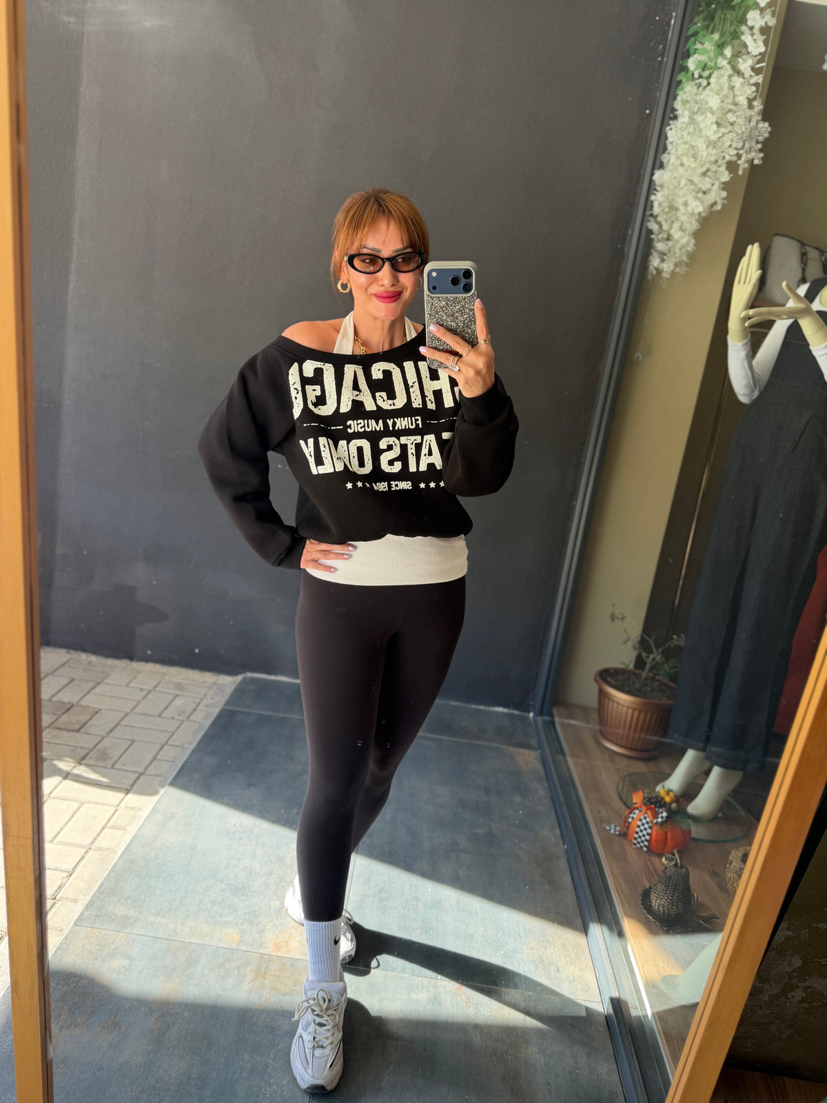 Chicago Siyah Sweatshirt