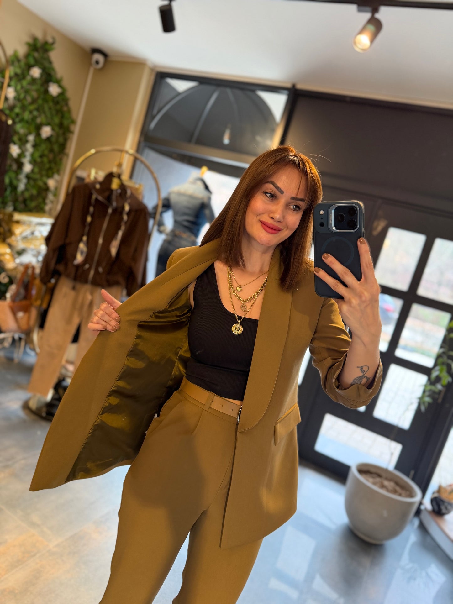 Maroje Zeytin Yeşili Ceket & Pantolon Takım