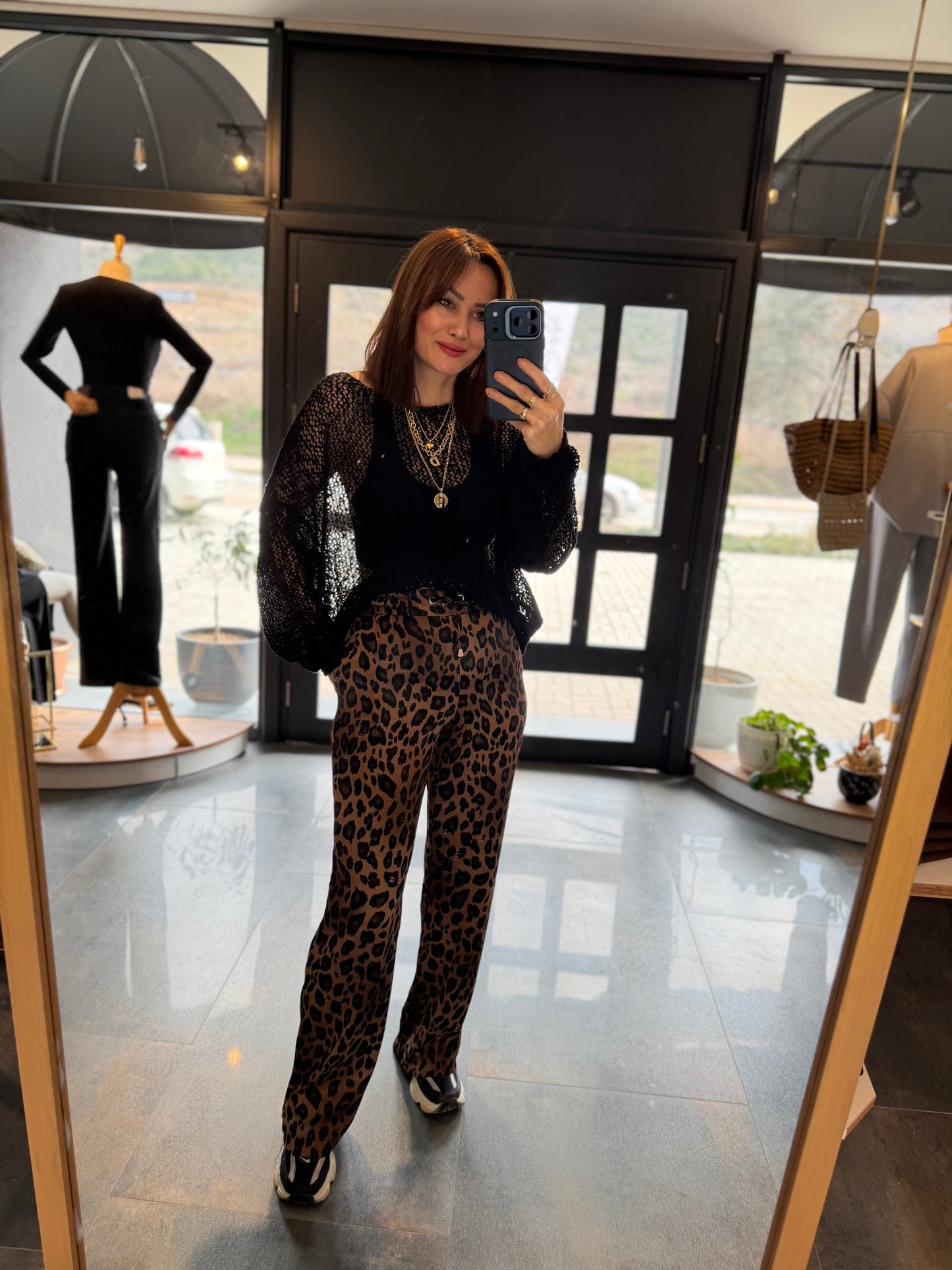 Gilgen Kahve Leopar Takım