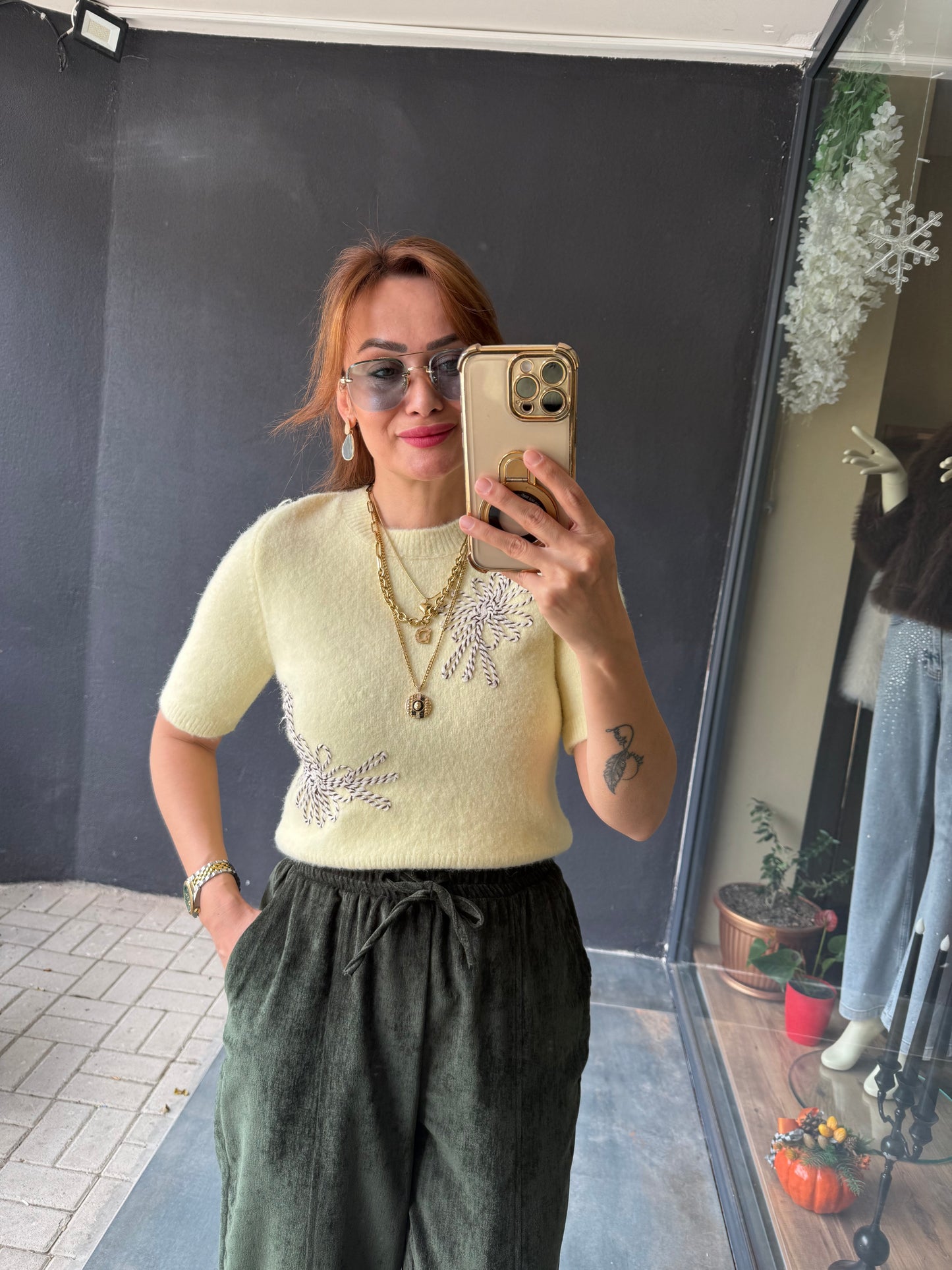 Harce Sarı Yumoş Triko