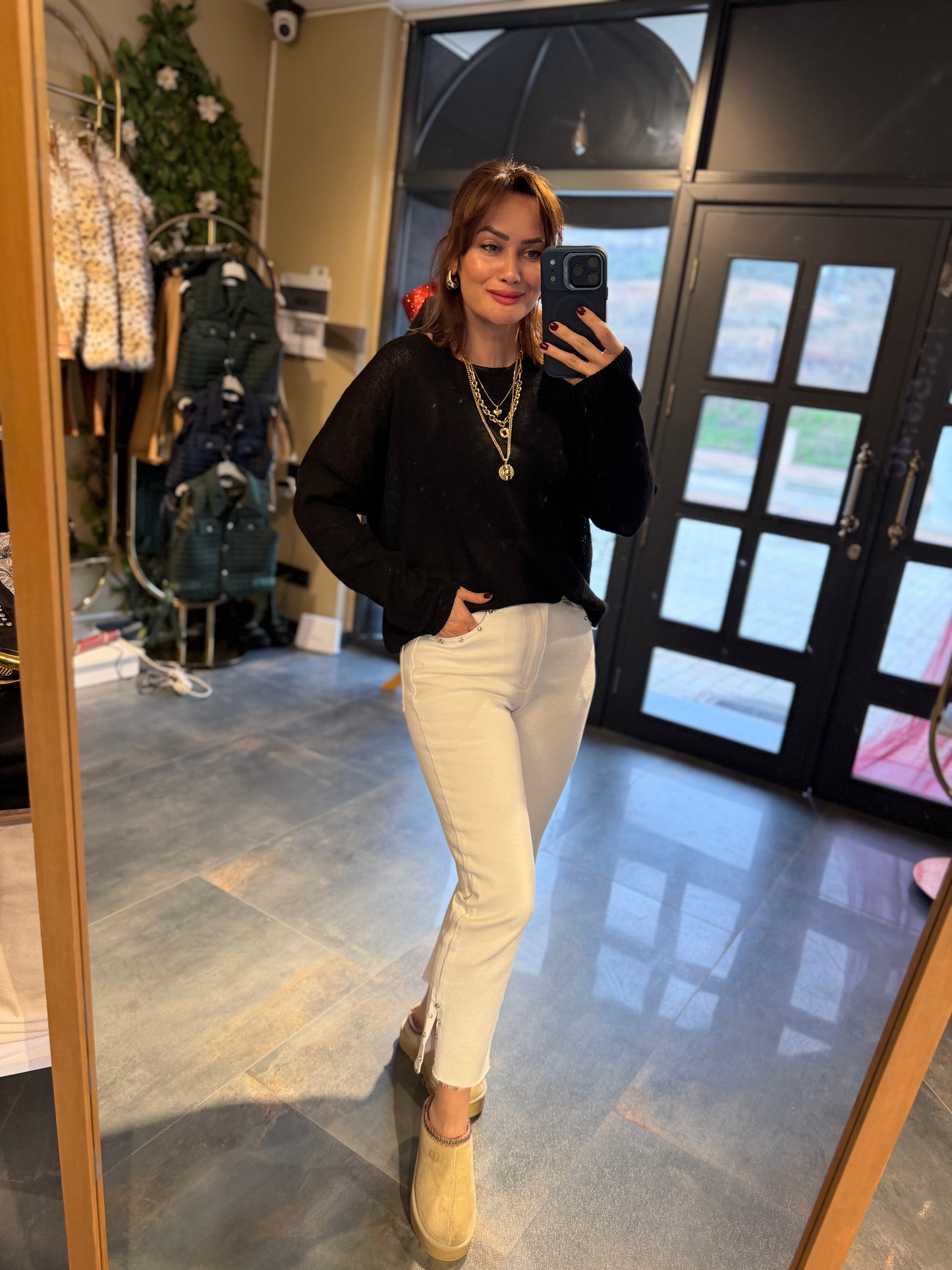 Elyane Siyah Merserize