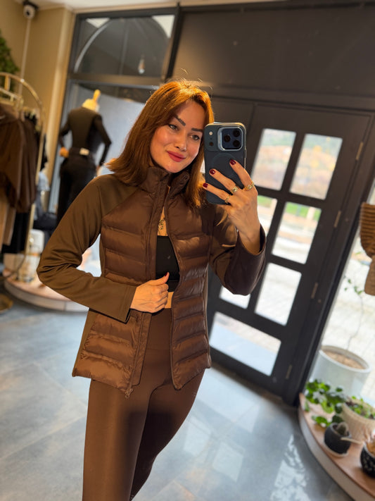 Spark Kahve Mont & Tayt Takım