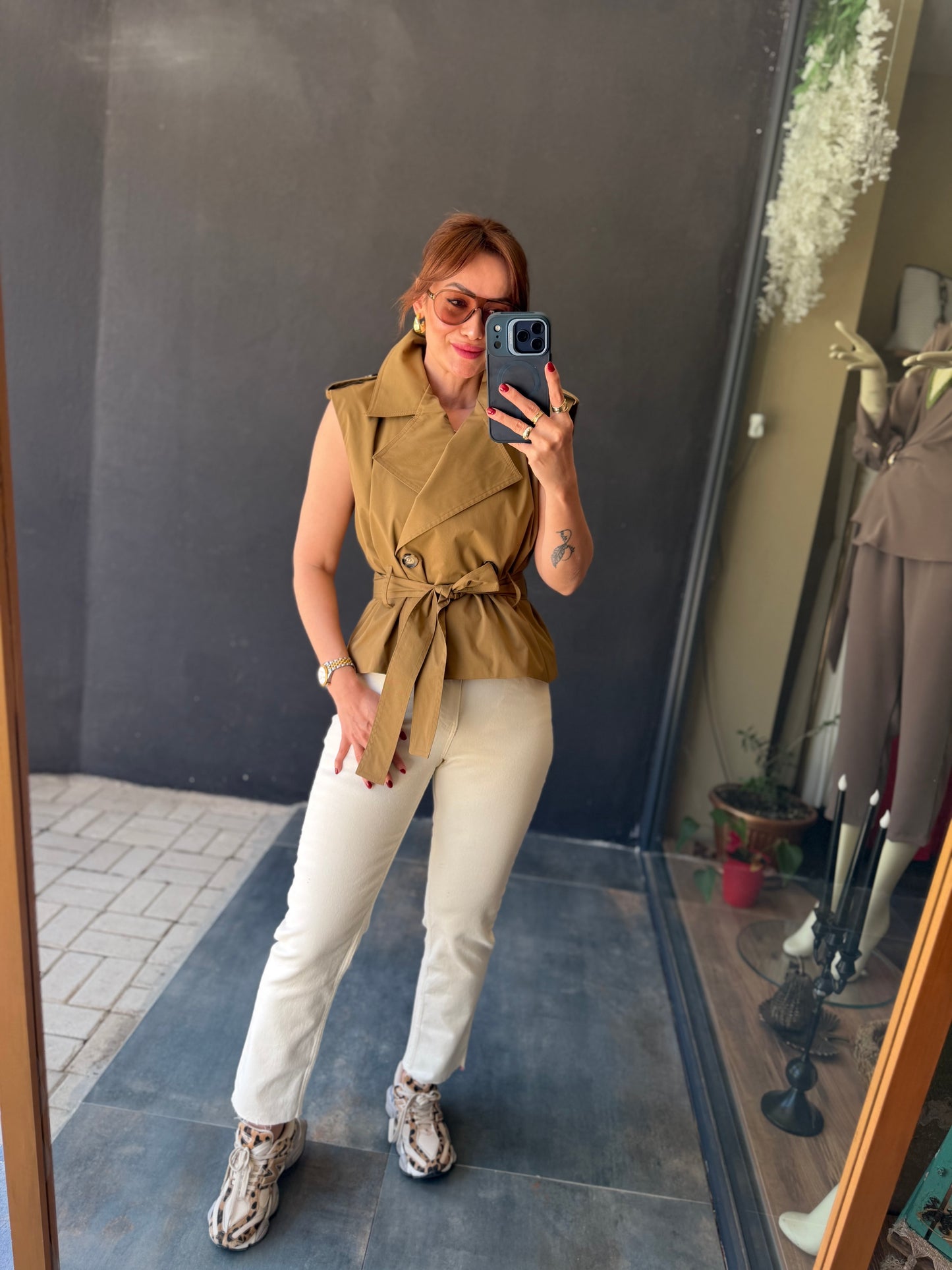 Darty Yeşil Kuşaklı Yelek