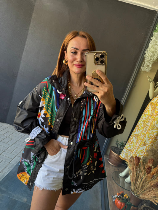 S.c.h Siyah Trenchoat