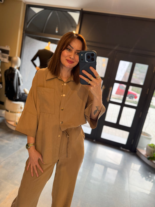 Sensitive Bej Tensel Takım