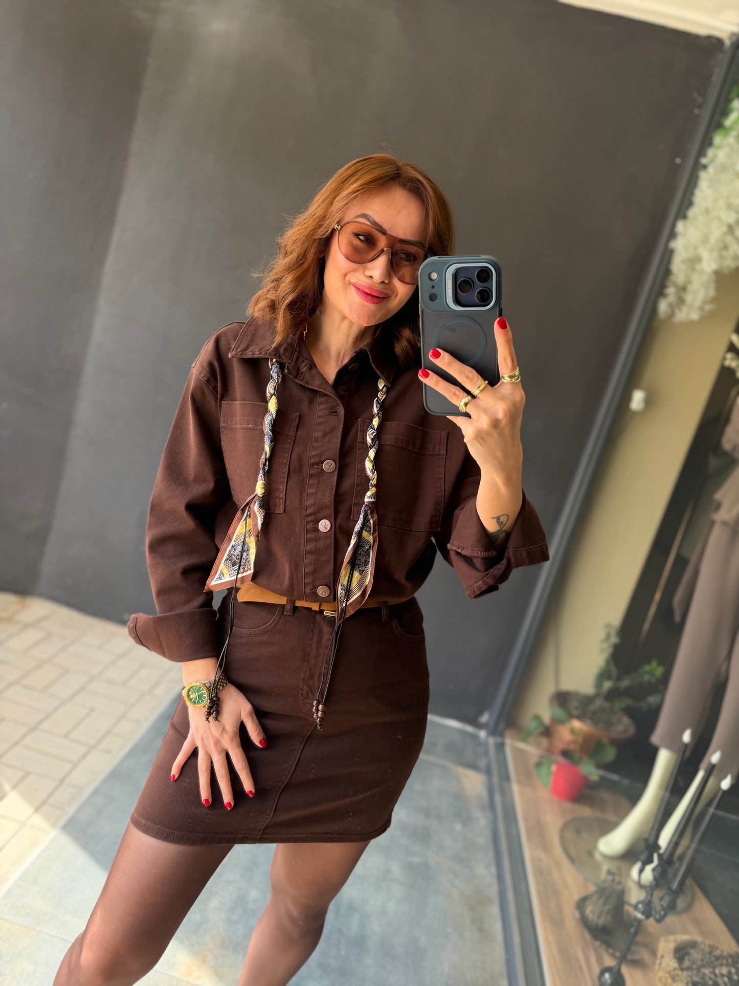 Xlove Premium Kahve Elbise