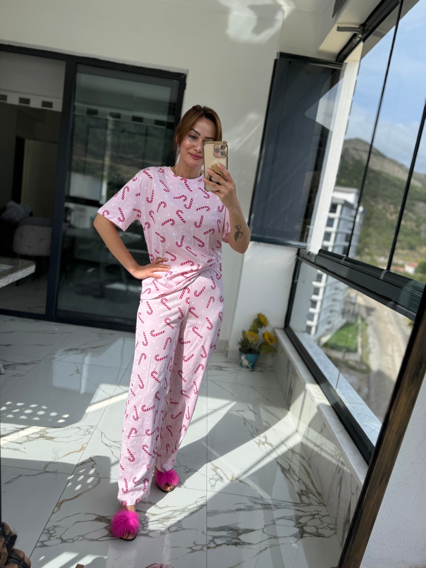 Hanteks Kısa Kol Pijama Takımı 8