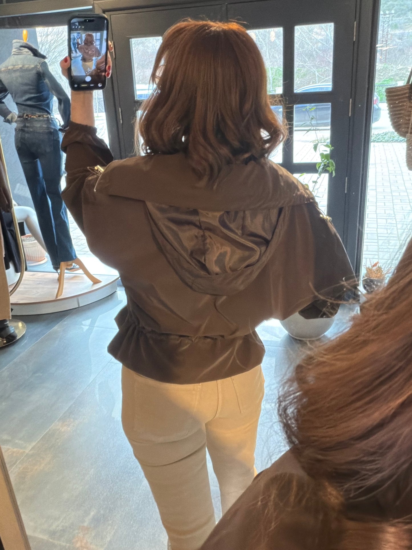 Krista Kahve Büzgülü Ceket