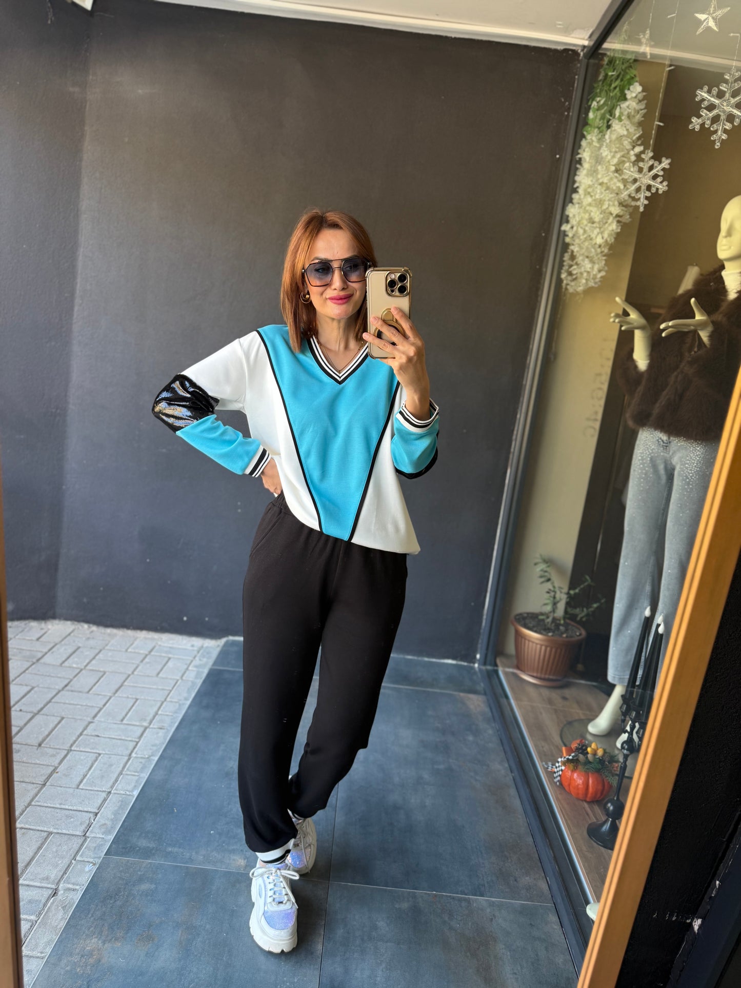 Buka Turkuaz Modal Takım