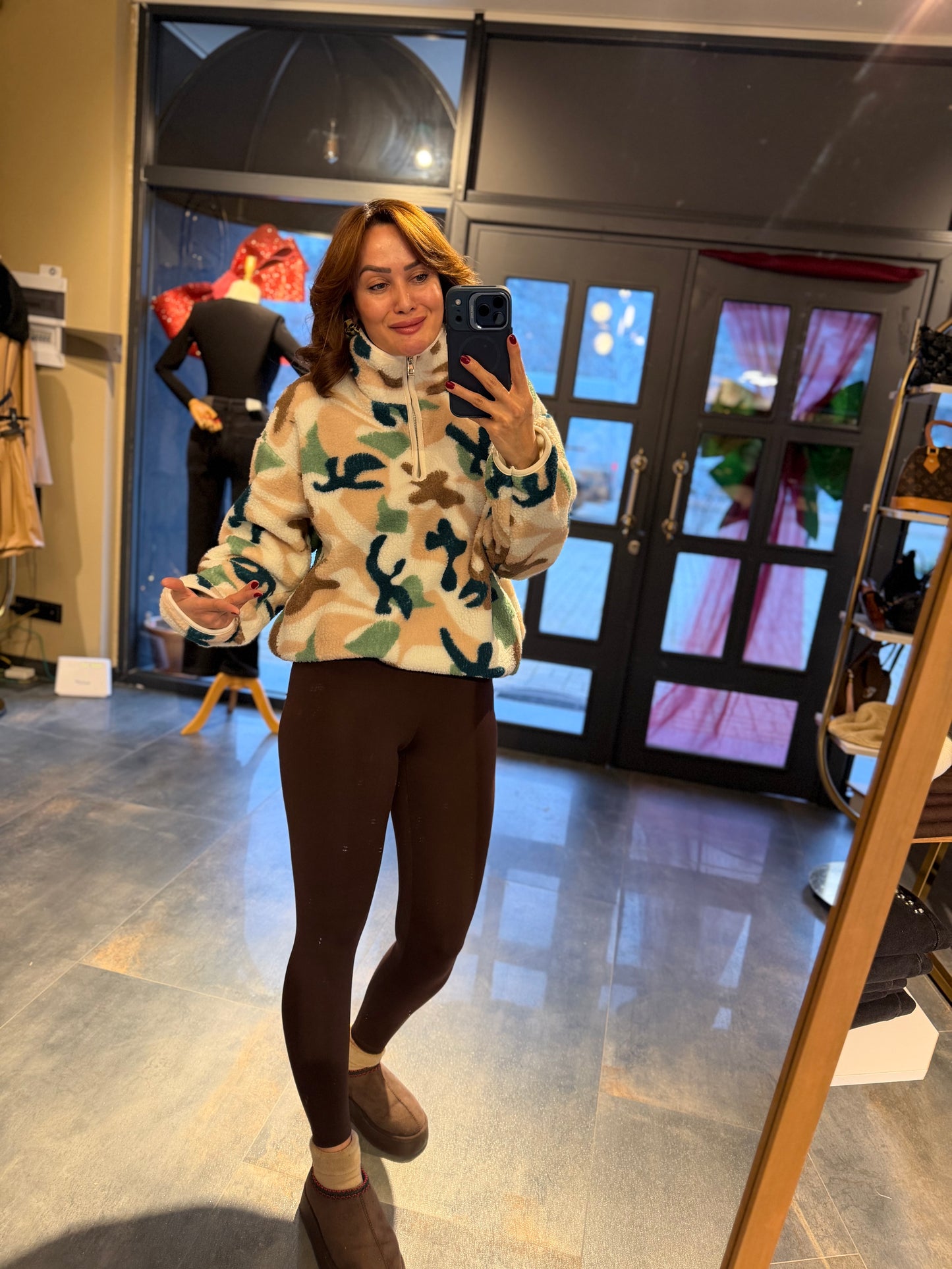 Mzr Renkli Peluş Sweat
