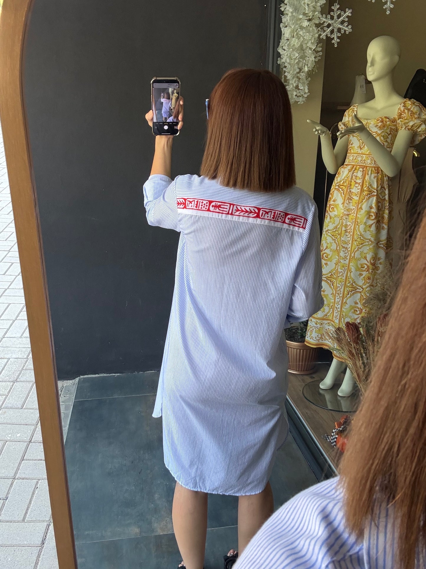 Purina Çizgili Gömlek Tunik &Elbise