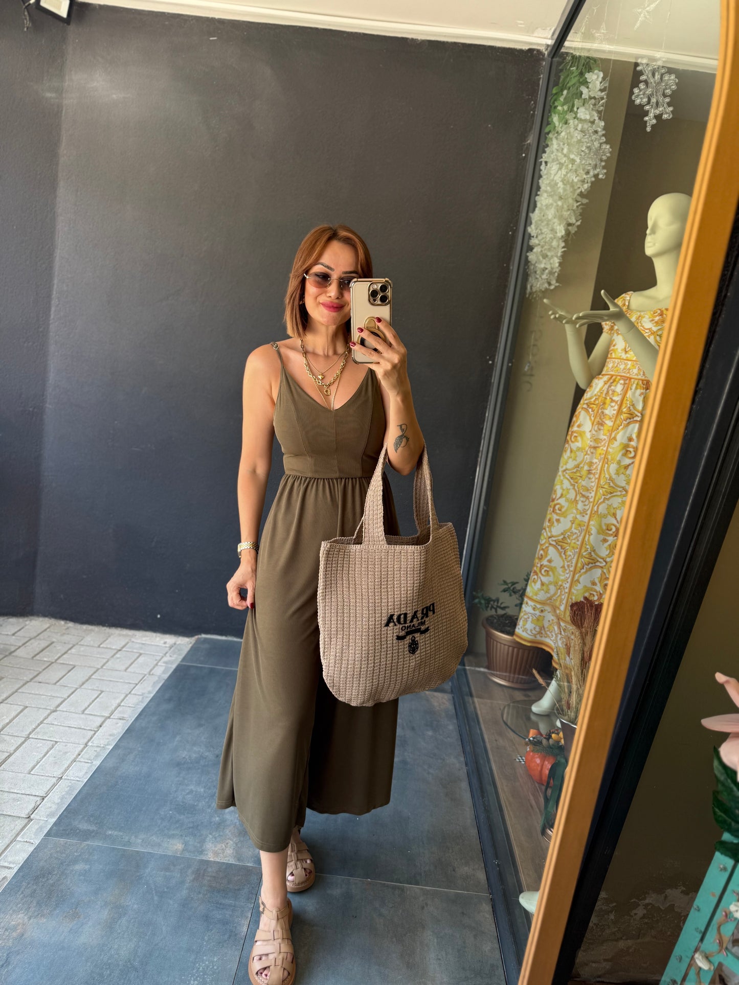 Asly Haki Midi Tulum