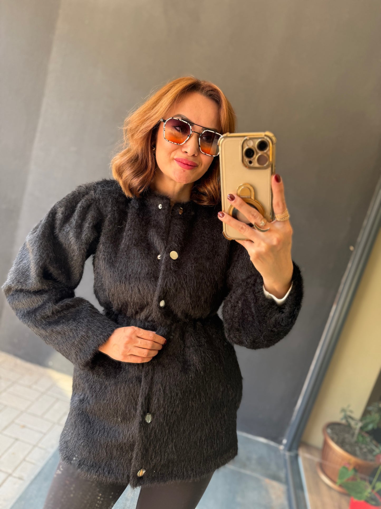 Paris Siyah Premium Kürk