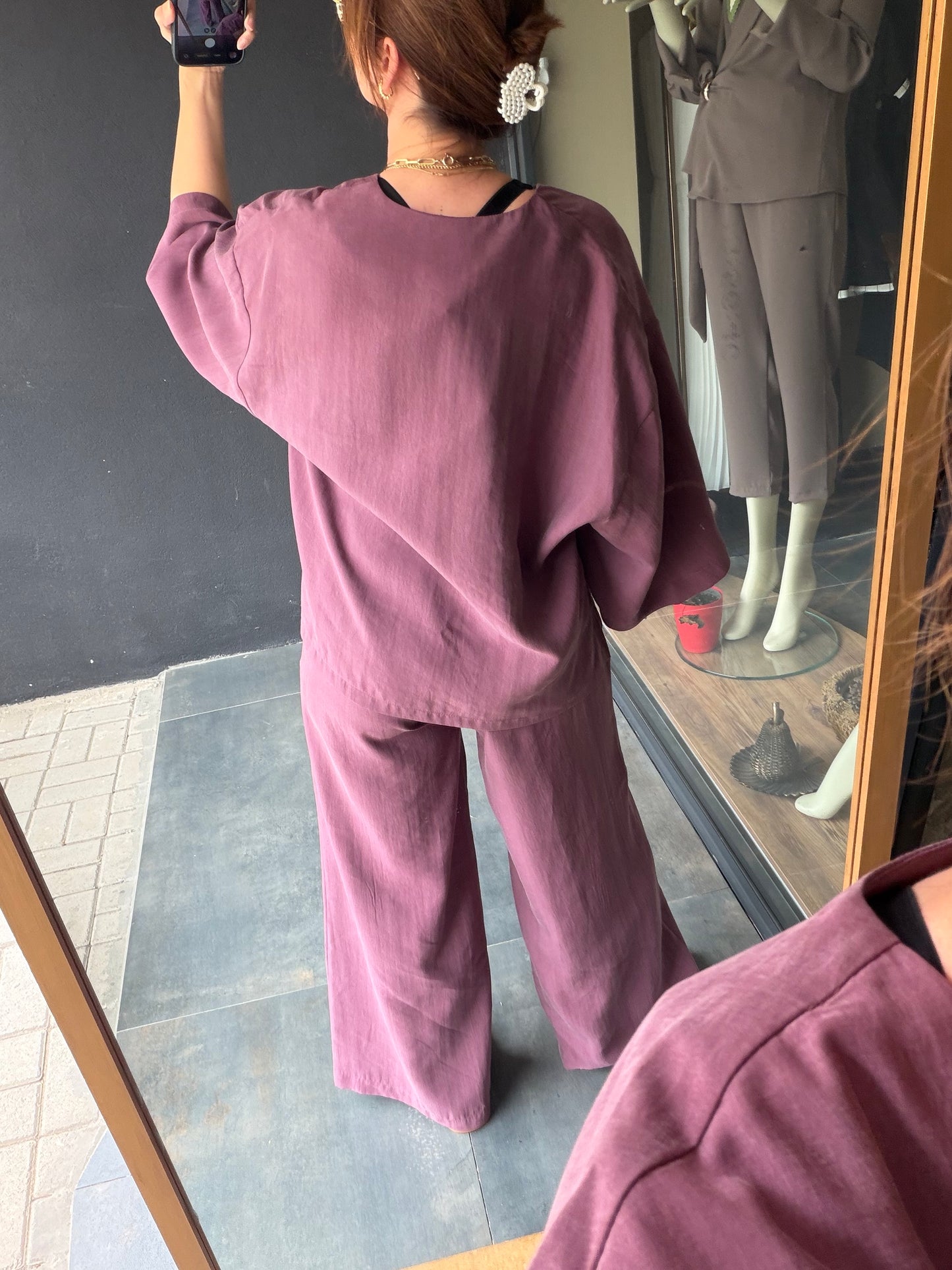 Bordo Tensel Tiril Takım