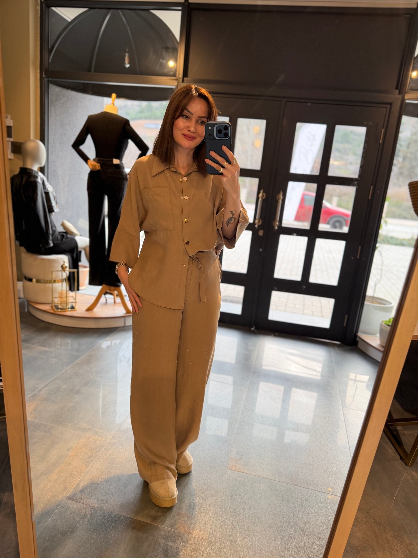 Sensitive Bej Tensel Takım