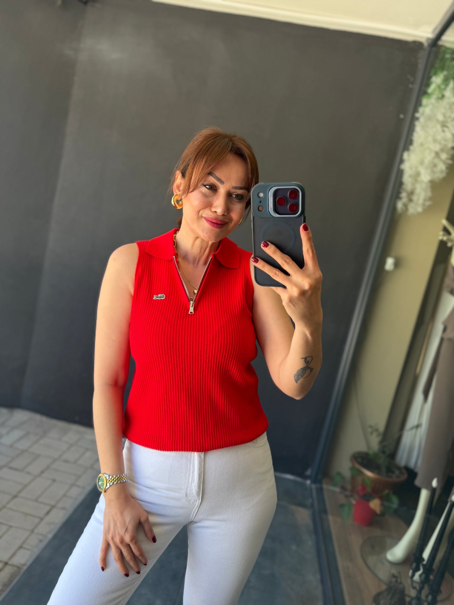 Virage Kırmızı Triko Bluz