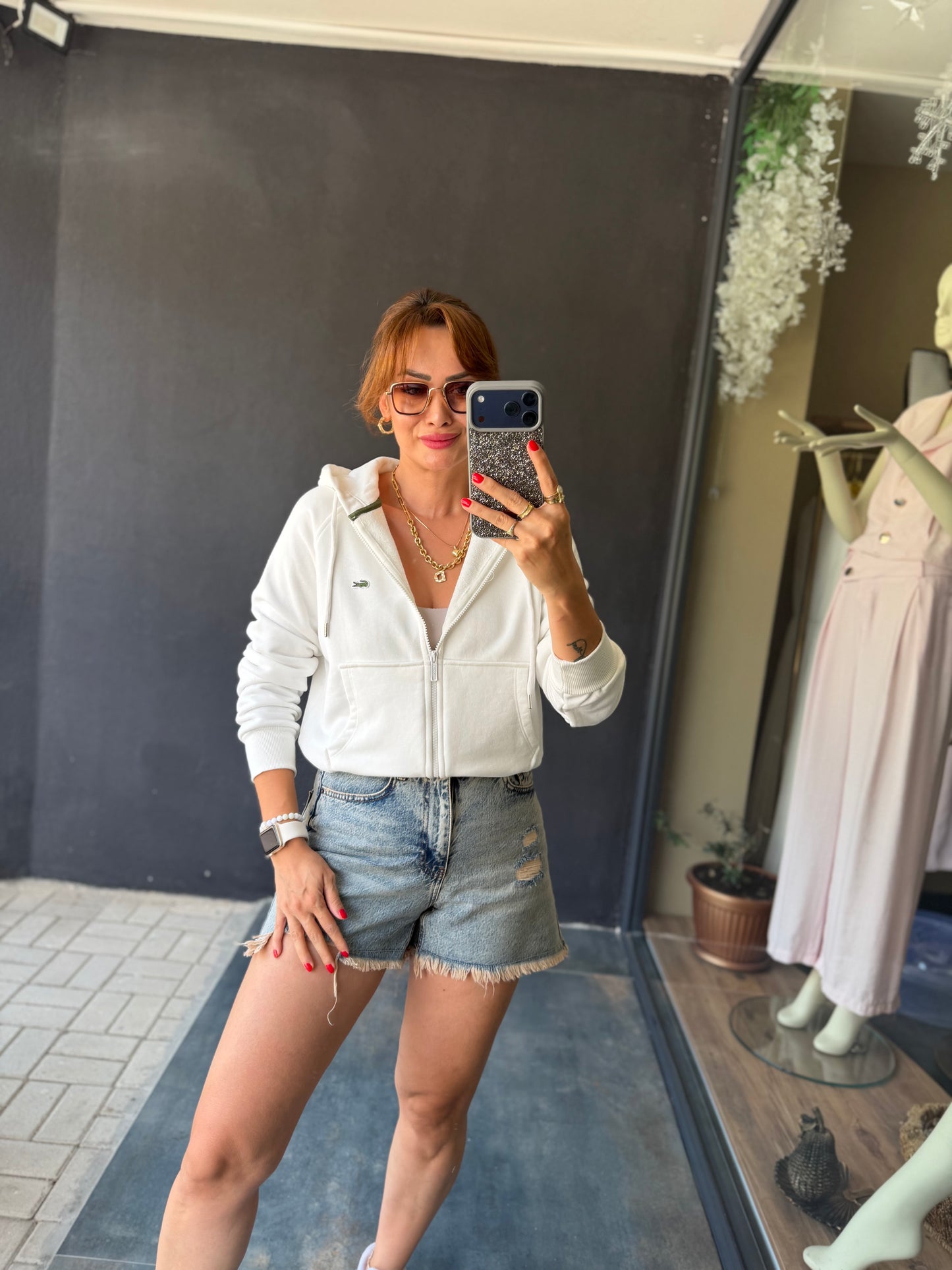Rovika Beyaz Sweatshirt
