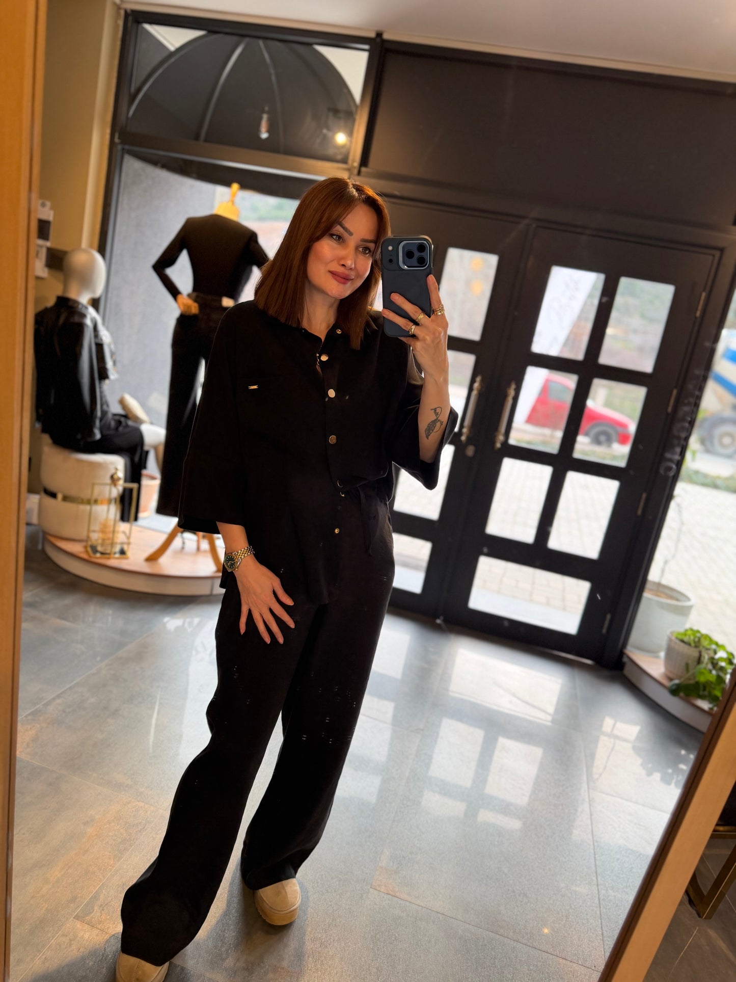 Sensitive Siyah Tensel Takım