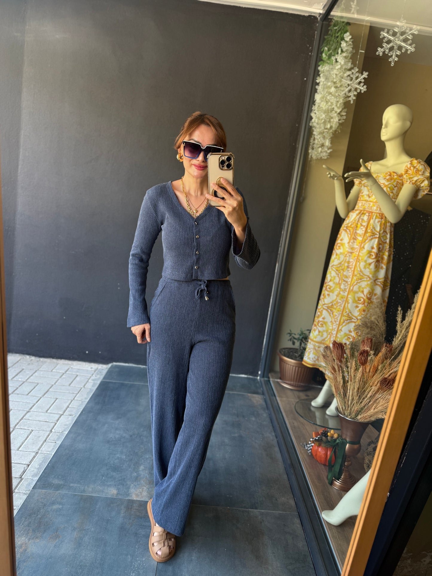 Gynamic Elit Örme İndigo Takım