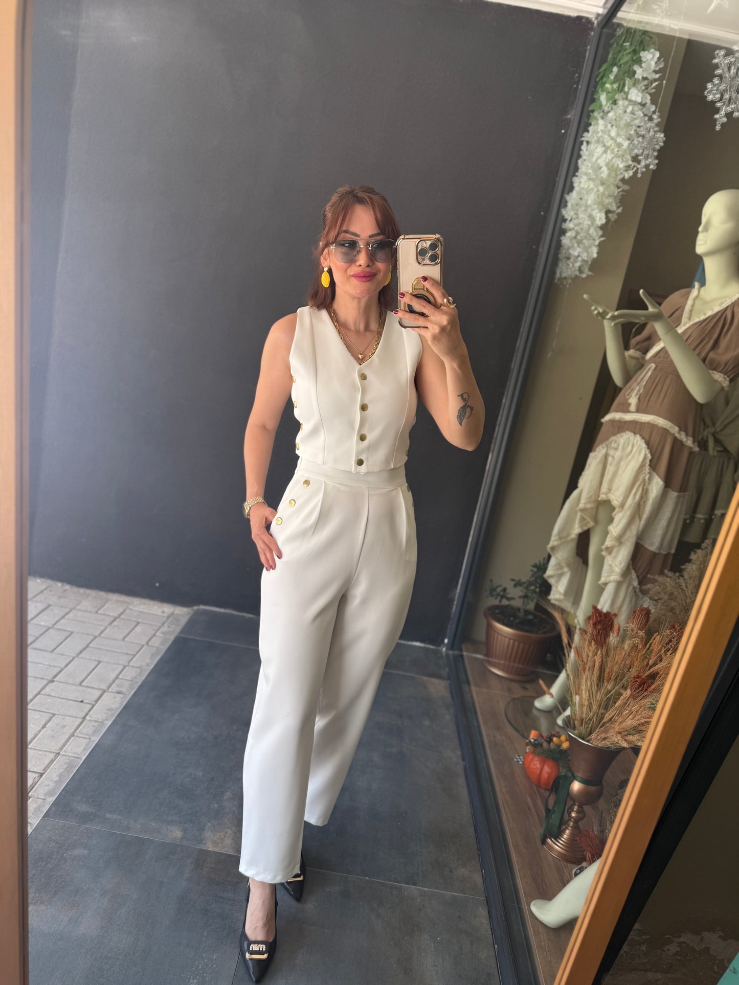 Nest Beyaz Krep Takım