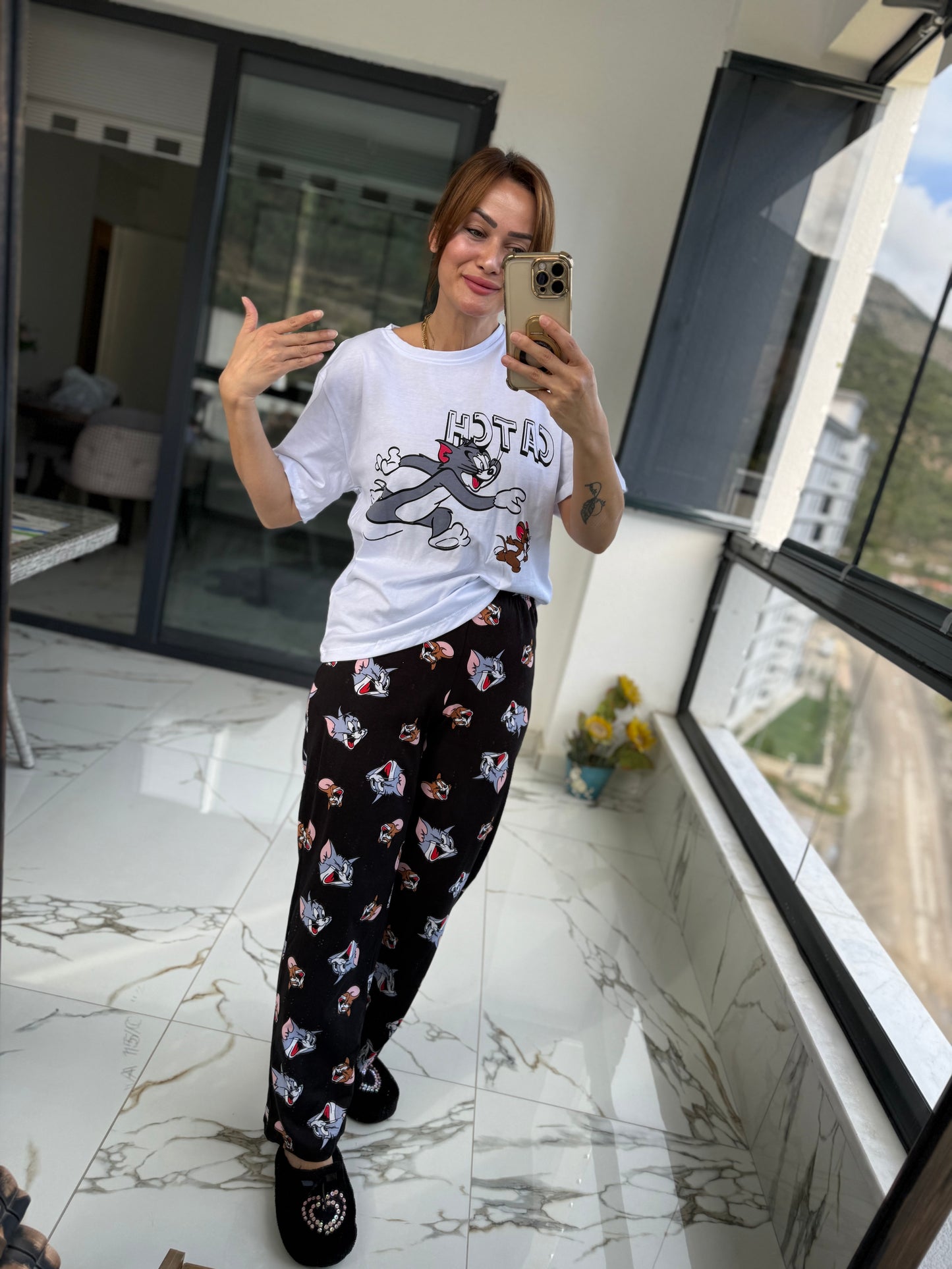 Hanteks Kısa Kol Pijama Takımı 2