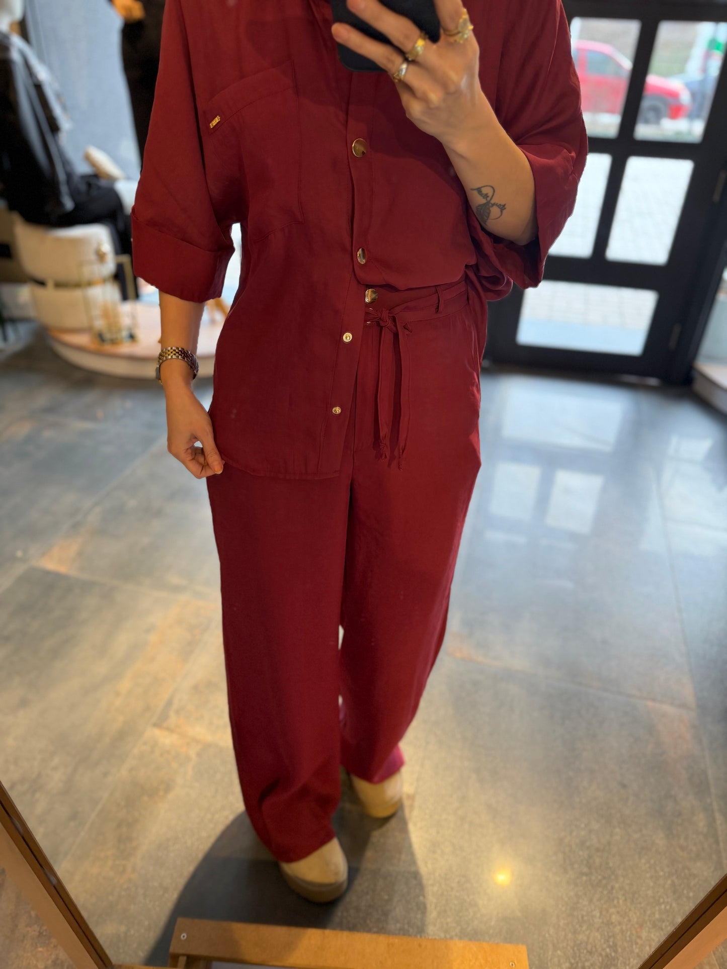 Sensitive Bordo 1 Tensel Takım