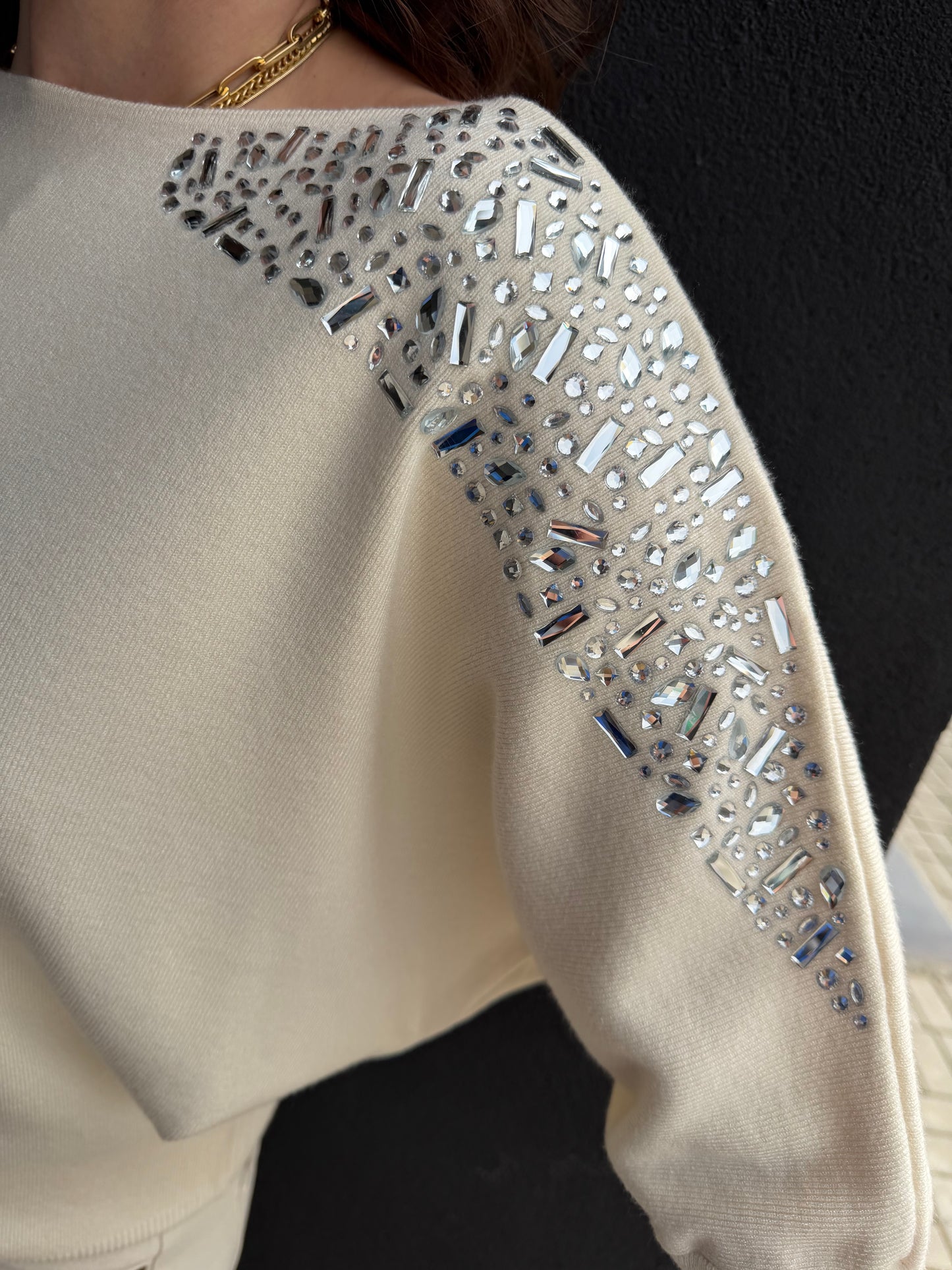 Crowi Bej Elit Triko Bluz