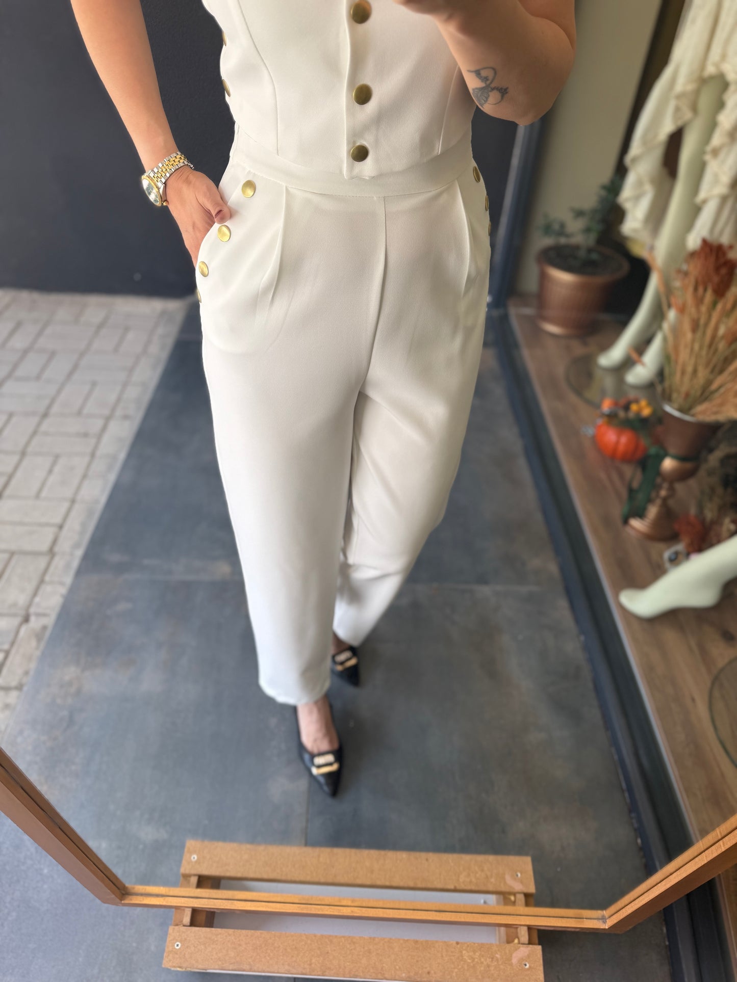 Nest Beyaz Krep Takım